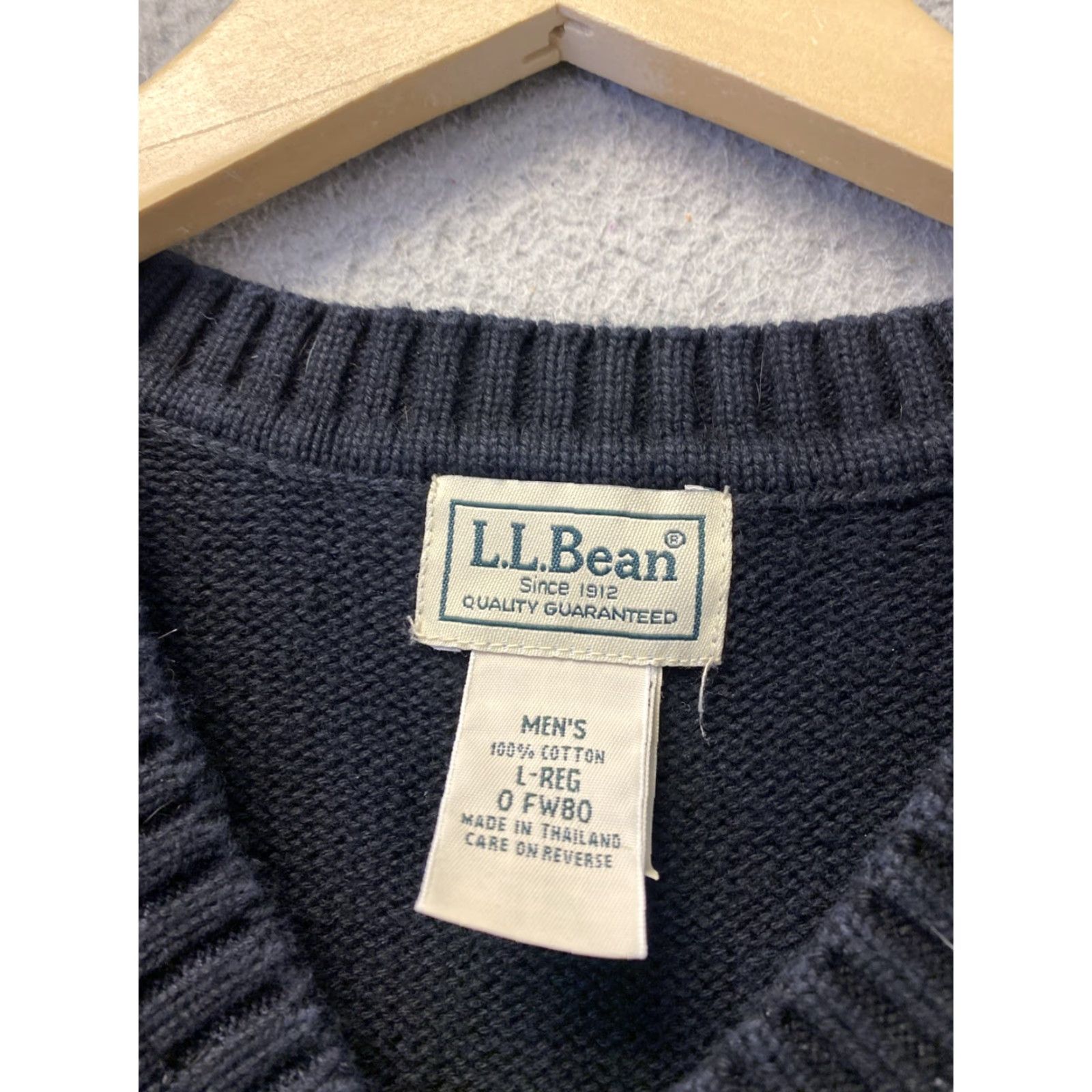 Vintage VINTAGE L.L.Bean Sweater Mens L Black Sleeveless V-Neck Pullover Regular /0549 Size US L / EU 52-54 / 3 - 2 Thumbnail