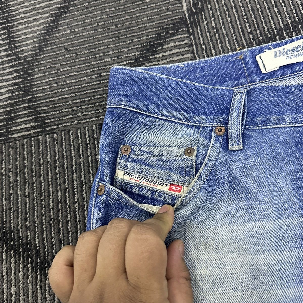 Diesel Flare 🔥Diesel Industry Denim Size US 33 - 5 Thumbnail
