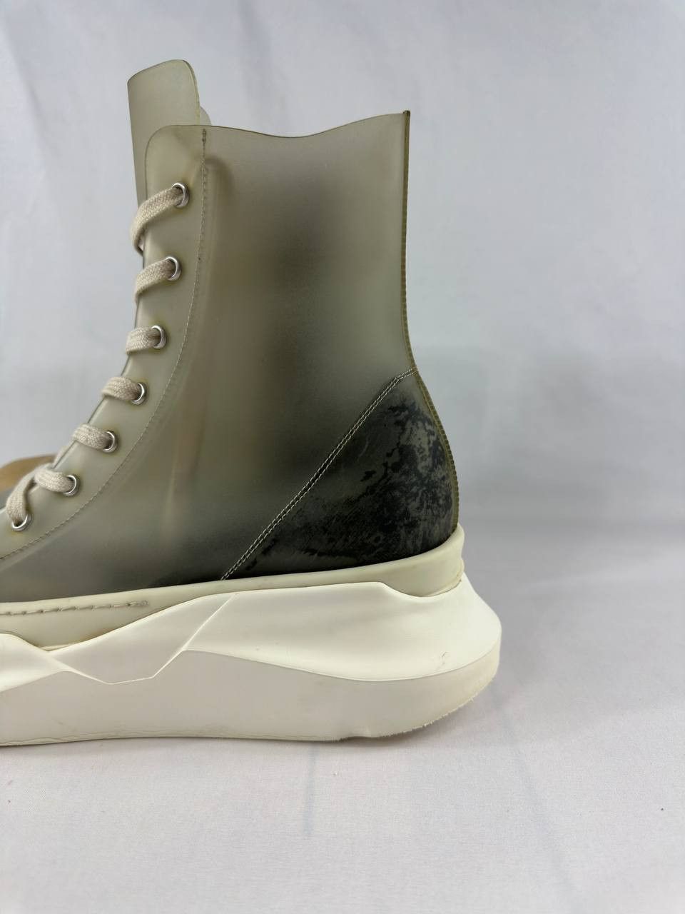 Rick Owens Drkshdw Rick Owens DRKSHDW Abstract High 'Transparent' Size US 8 / EU 41 - 7 Thumbnail