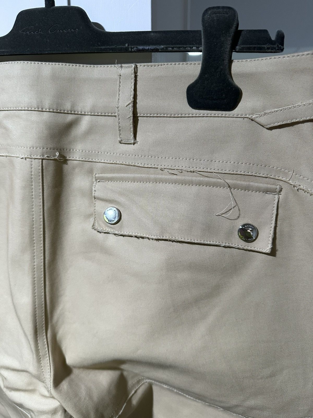 Burberry Burberry Embroidered Logo Tactical Tan Carmelo Cargo Pants Size US 33 - 3 Thumbnail