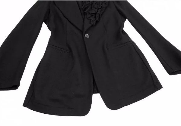 Yohji Yamamoto Yohji Yamamoto Wool coat with decorative lapel design jack Size US M / EU 48-50 / 2 - 4 Thumbnail