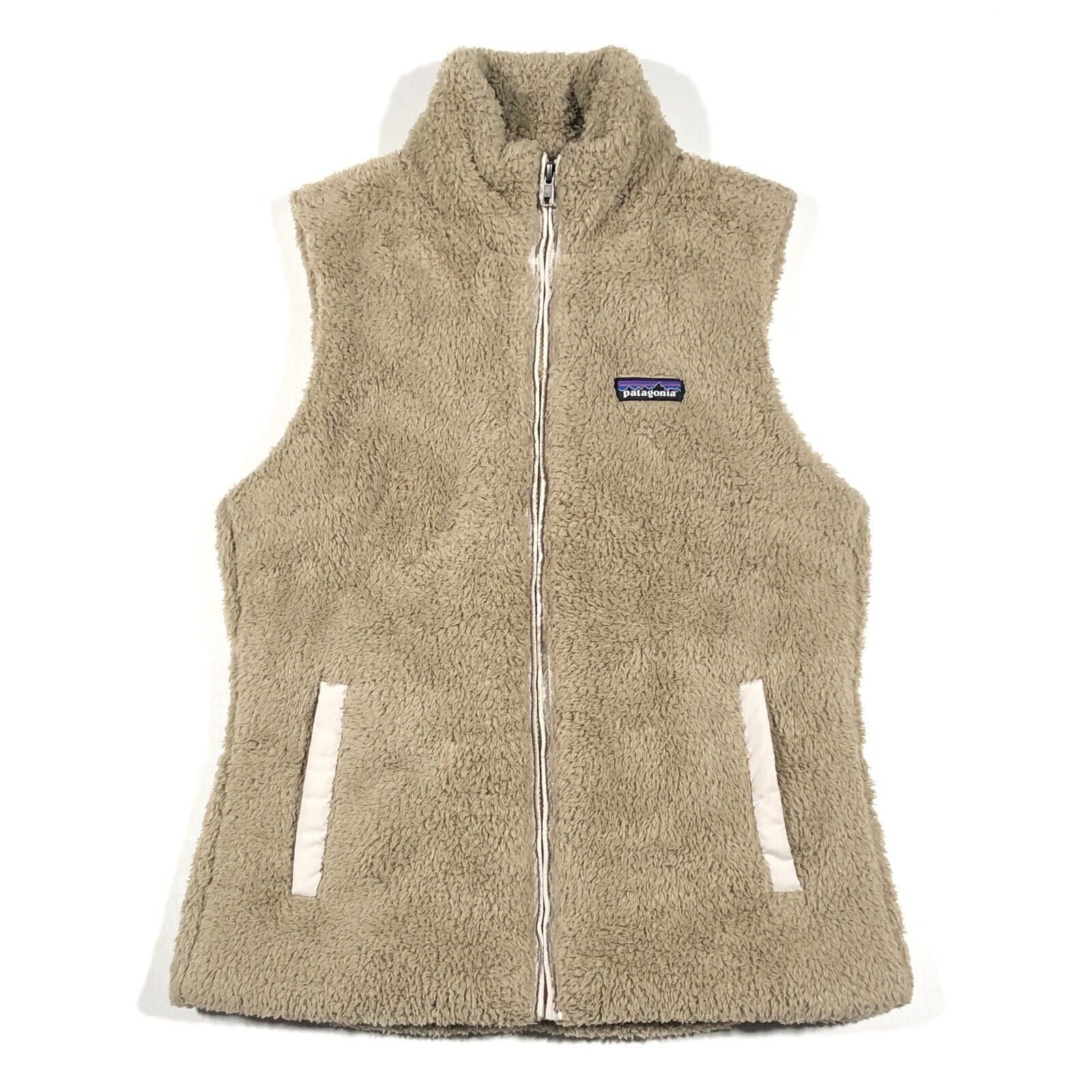 Arc'teryx × Patagonia × The North Face Patagonia Womens Los Gatos Tan Khaki Sherpa Vest Size Medium Size M / US 6-8 / IT 42-44 - 1 Thumbnail