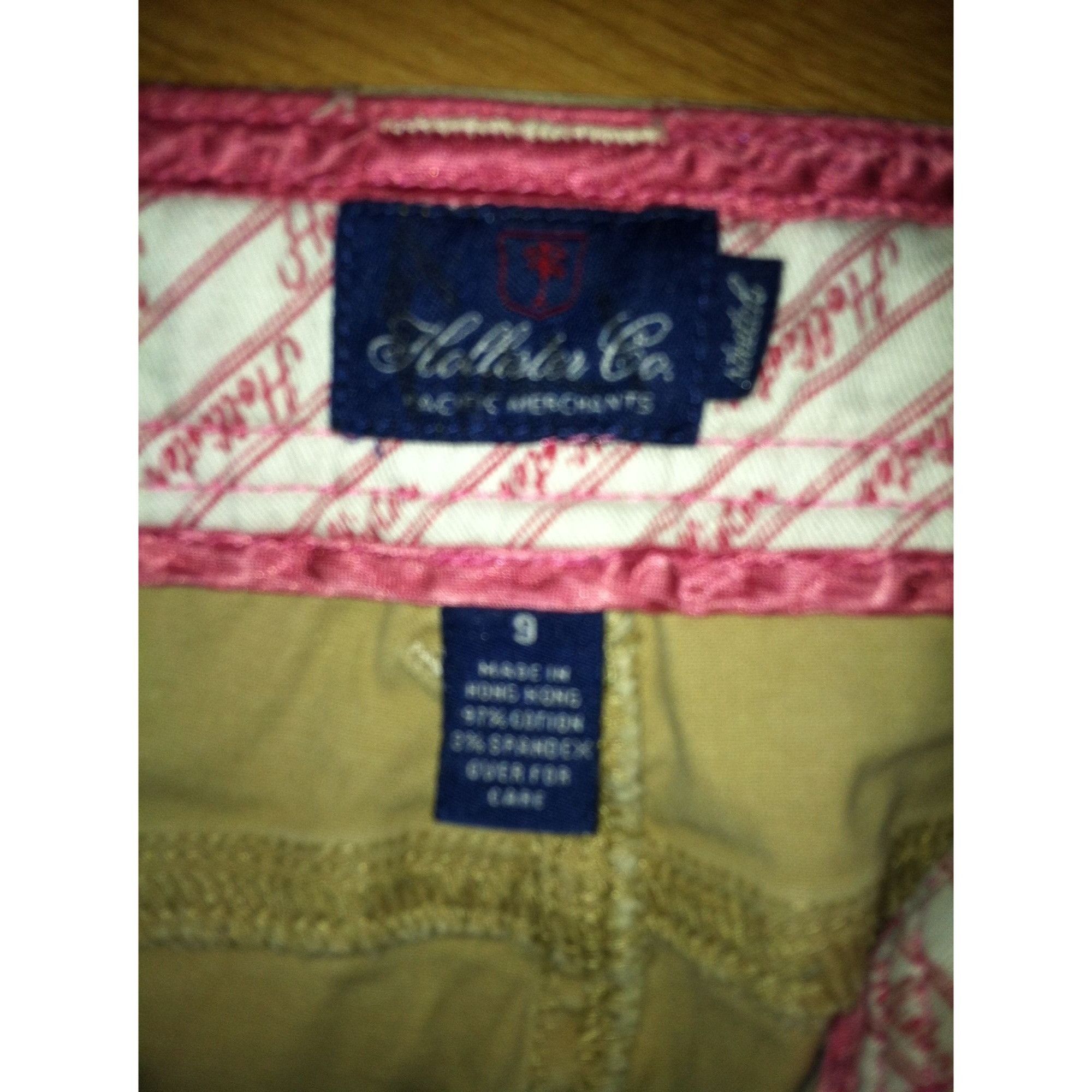 Hollister Hollister Co. Size 9 Belted Khaki Pants w/ Pockets Size 32" / US 10 / IT 46 - 5 Thumbnail