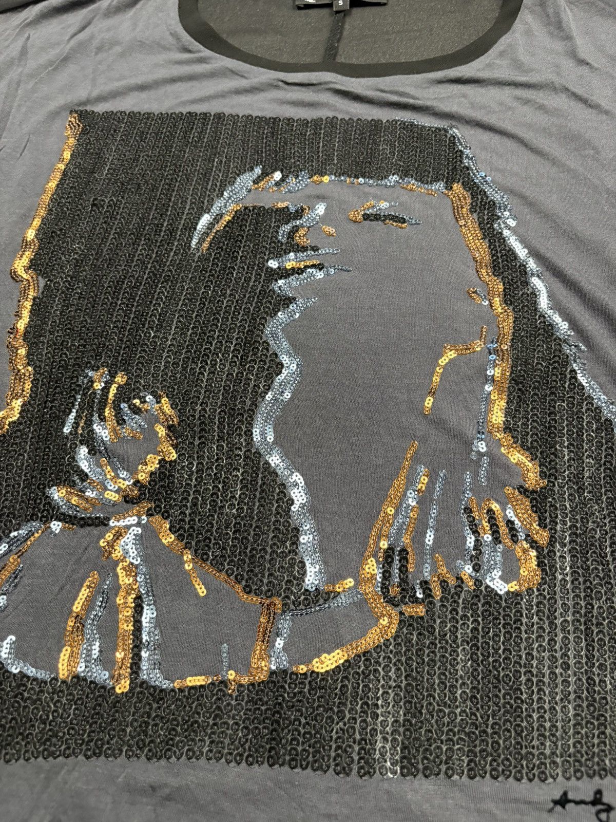 Andy Warhol Andy Warhol Pepe Jeans 2000s Sequin Graphic Top Pop Art Y2K Size S / US 4 / IT 40 - 9 Thumbnail
