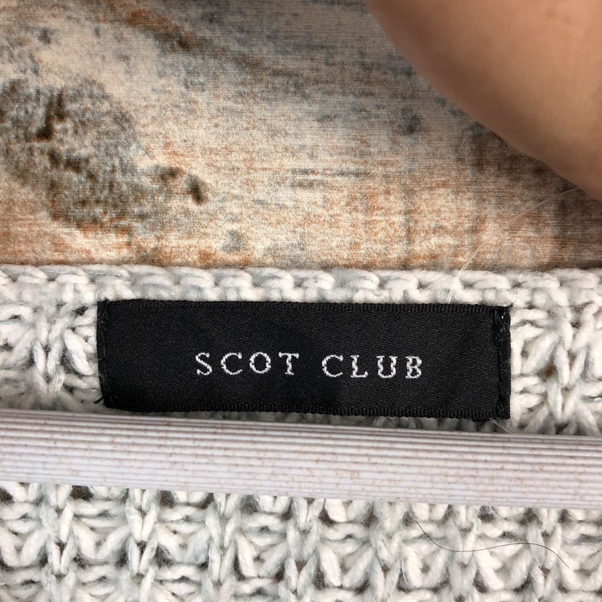 Homespun Knitwear × Japanese Brand Scot Club Grey vintage Knitwear #A1278 Size L / US 10 / IT 46 - 9 Thumbnail