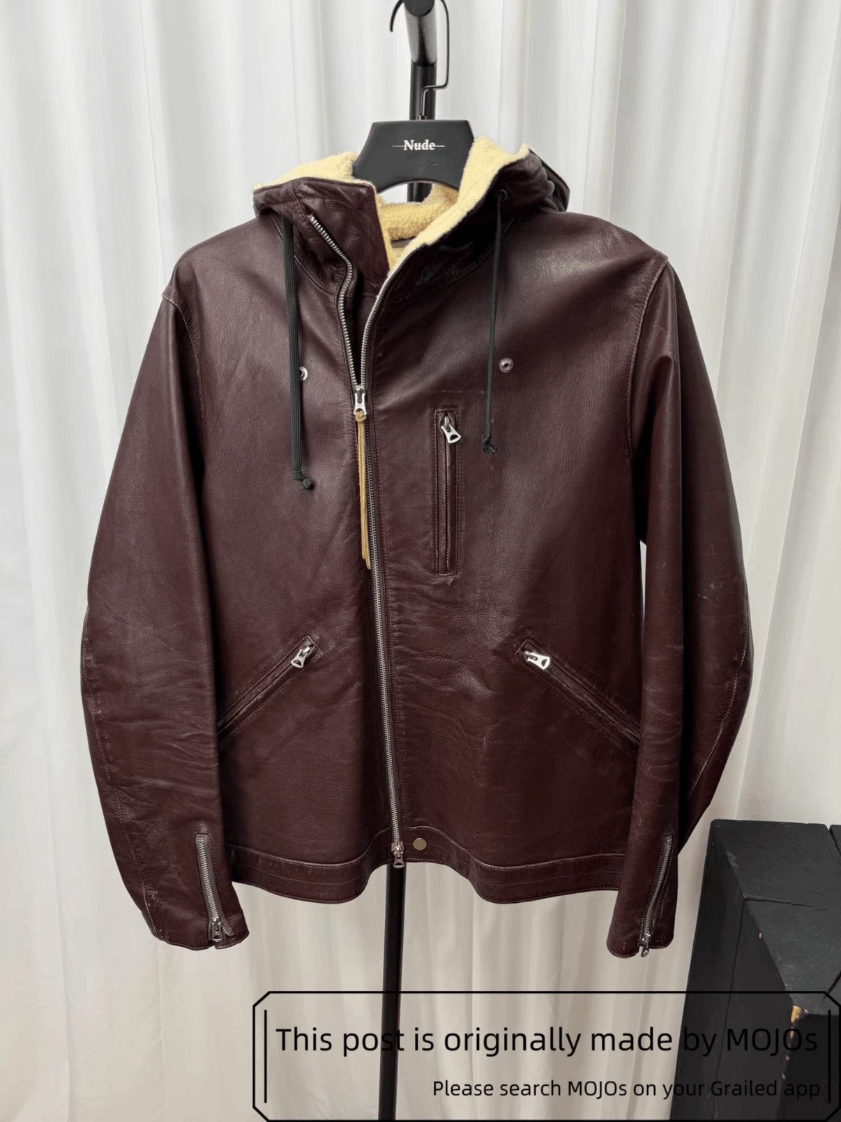 Undercover Sz 3 Undercover 10AW Leather Cross Zip Jacket mojos12132104 Size US L / EU 52-54 / 3 - 1 Thumbnail