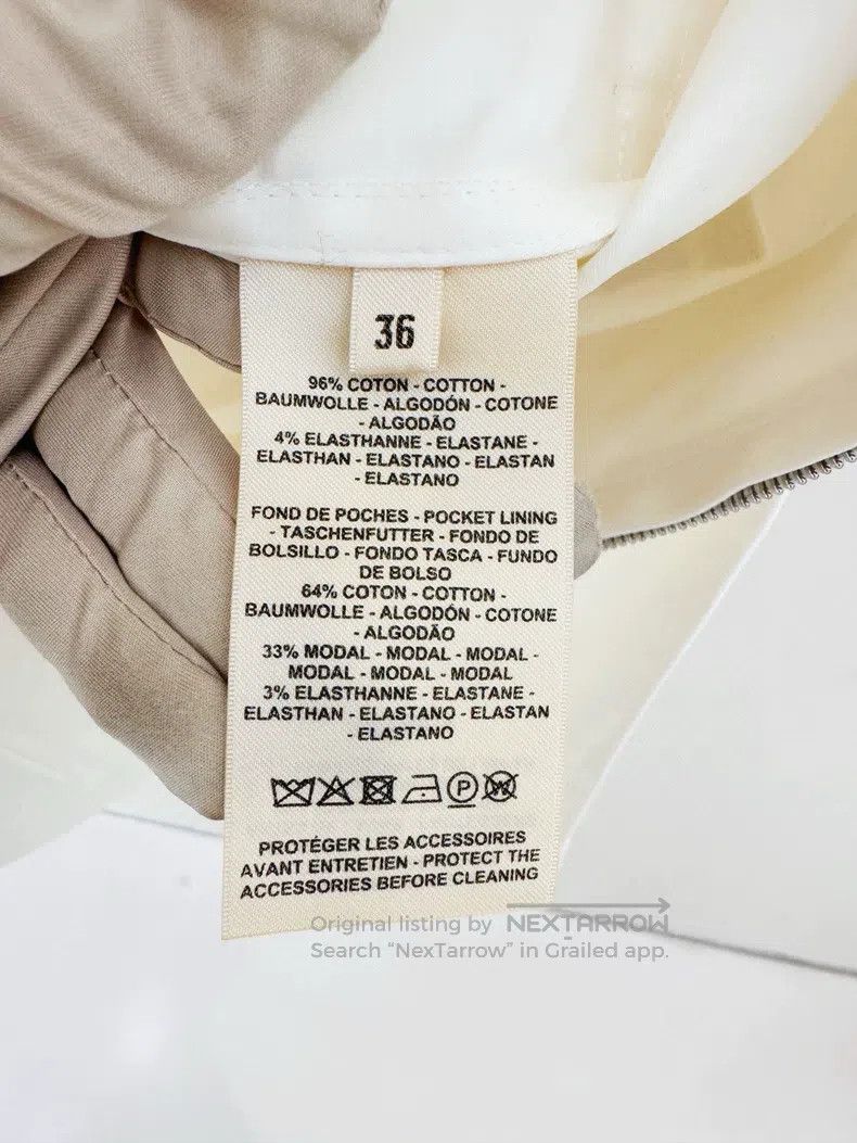 Hermes Hermes White zippered jacket Size XS / US 0-2 / IT 36-38 - 4 Thumbnail