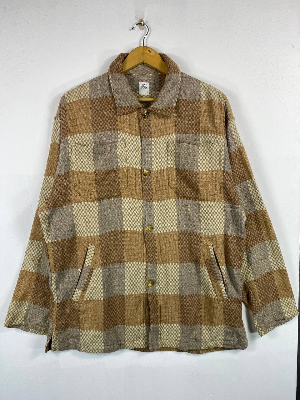 Japanese Brand japanese brand checkered flannel jacket Size US XL / EU 56 / 4 - 1 Thumbnail