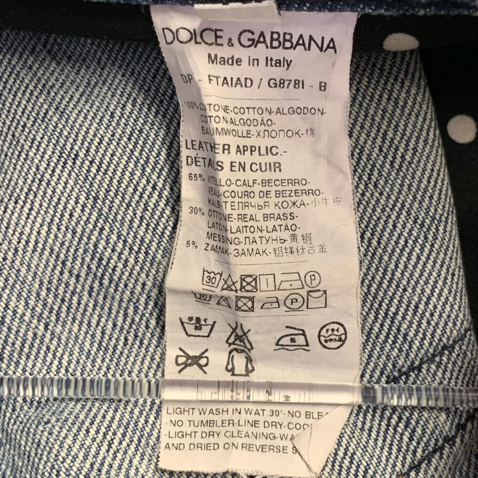 Dolce & Gabbana Size 4 Blue Cotton Distressed Boyfriend Jeans Size 27" / US 4 / IT 40 - 6 Thumbnail