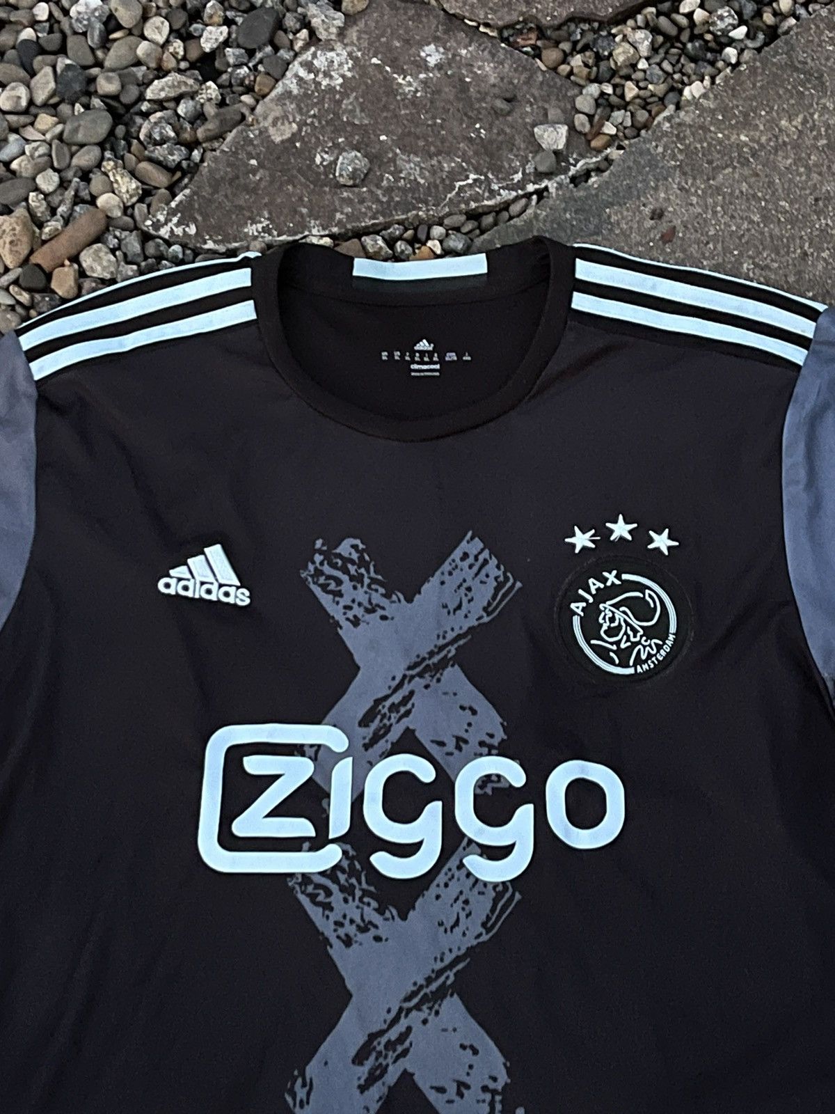 Adidas 2016 Adidas Ajax #6 Bazoer soccer jersey rare Size US XL / EU 56 / 4 - 4 Thumbnail