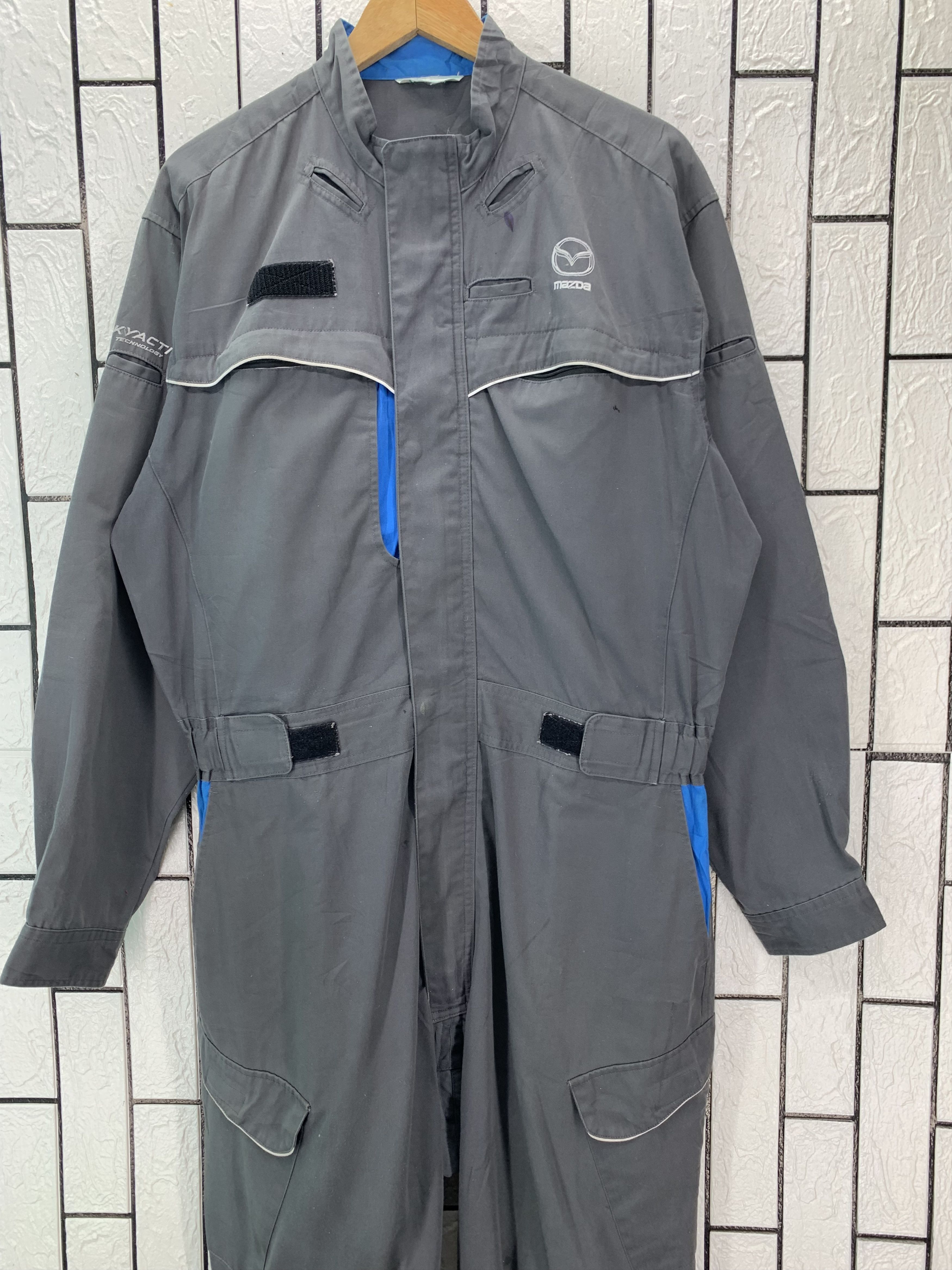Vintage Vintage Mazda Coveralls Size US 35 - 2 Thumbnail