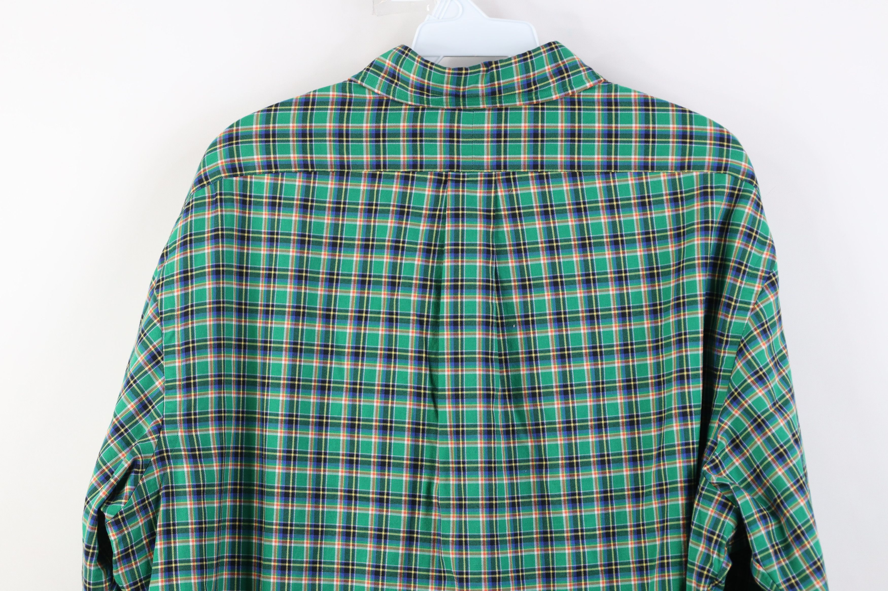 Ralph Lauren Vintage 90s Ralph Lauren Flannel Collared Button Down Shirt Size US XL / EU 56 / 4 - 10 Thumbnail