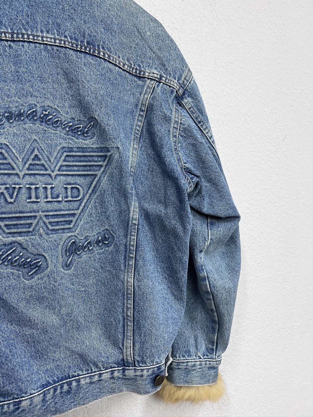If Six Was Nine If six was nine trucker jacket real fur cropped hype y2k Size US M / EU 48-50 / 2 - 11 Thumbnail