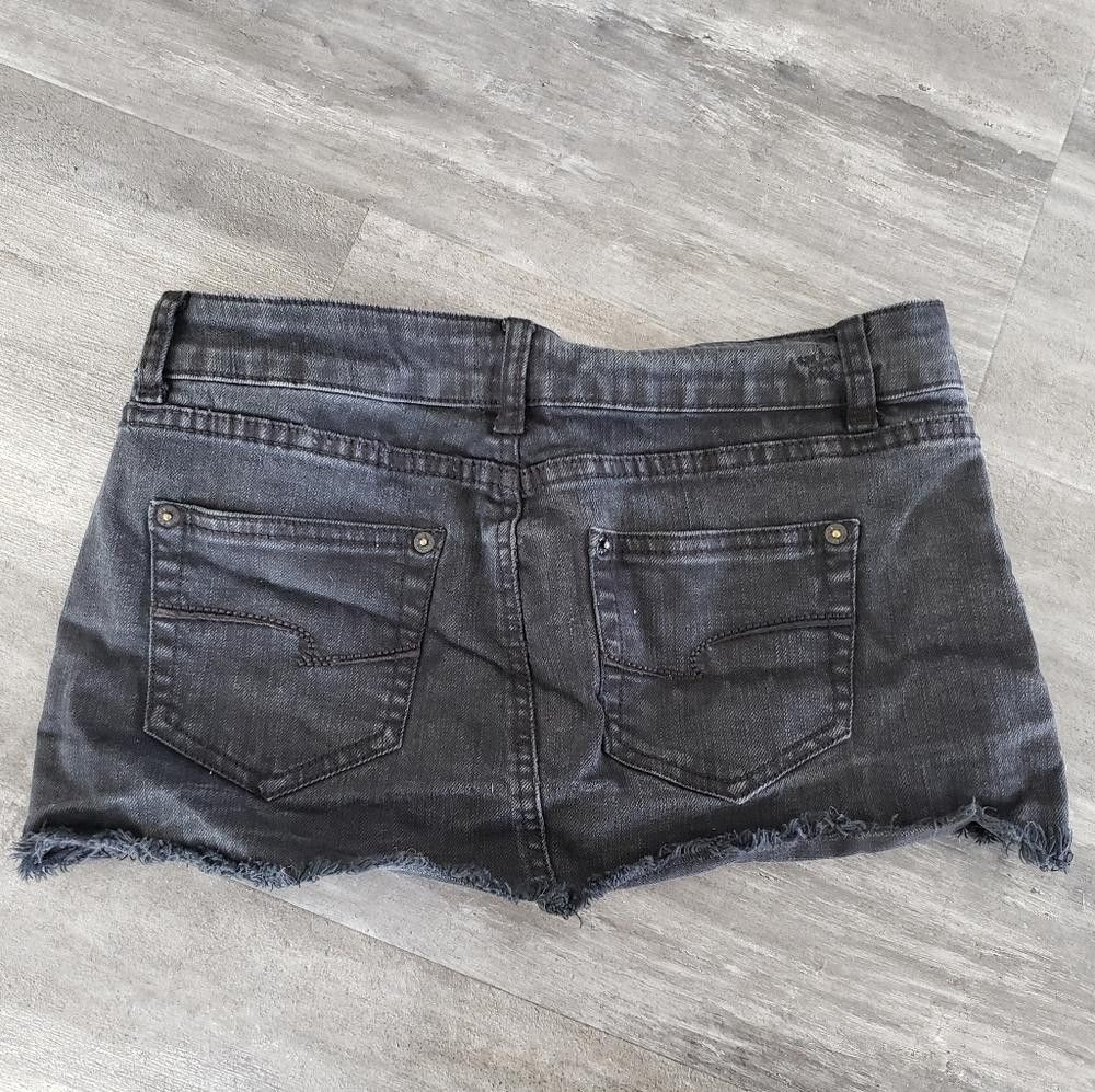 Designer Black Detailed C'est Toi Denim Mini Size 32" / US 10 / IT 46 - 2 Thumbnail