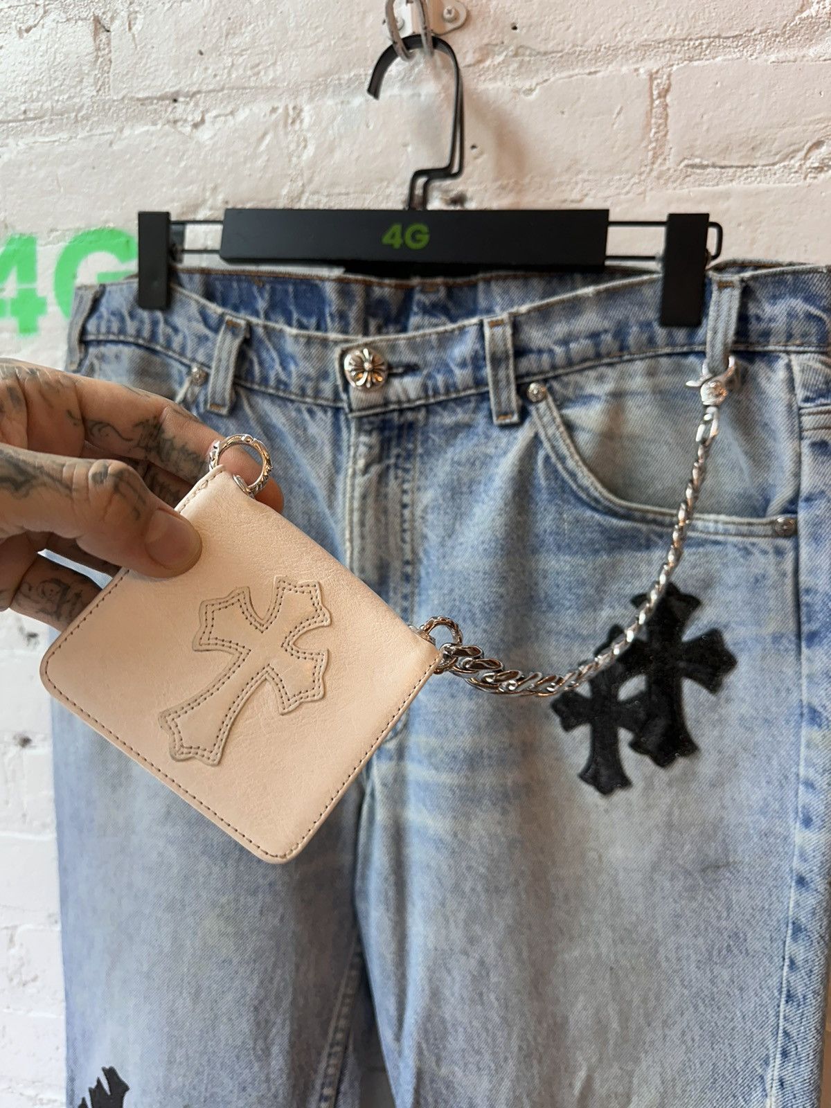 Chrome Hearts CHROME HEARTS CROSS WALLET & WALLET CHAIN Size ONE SIZE - 3 Thumbnail