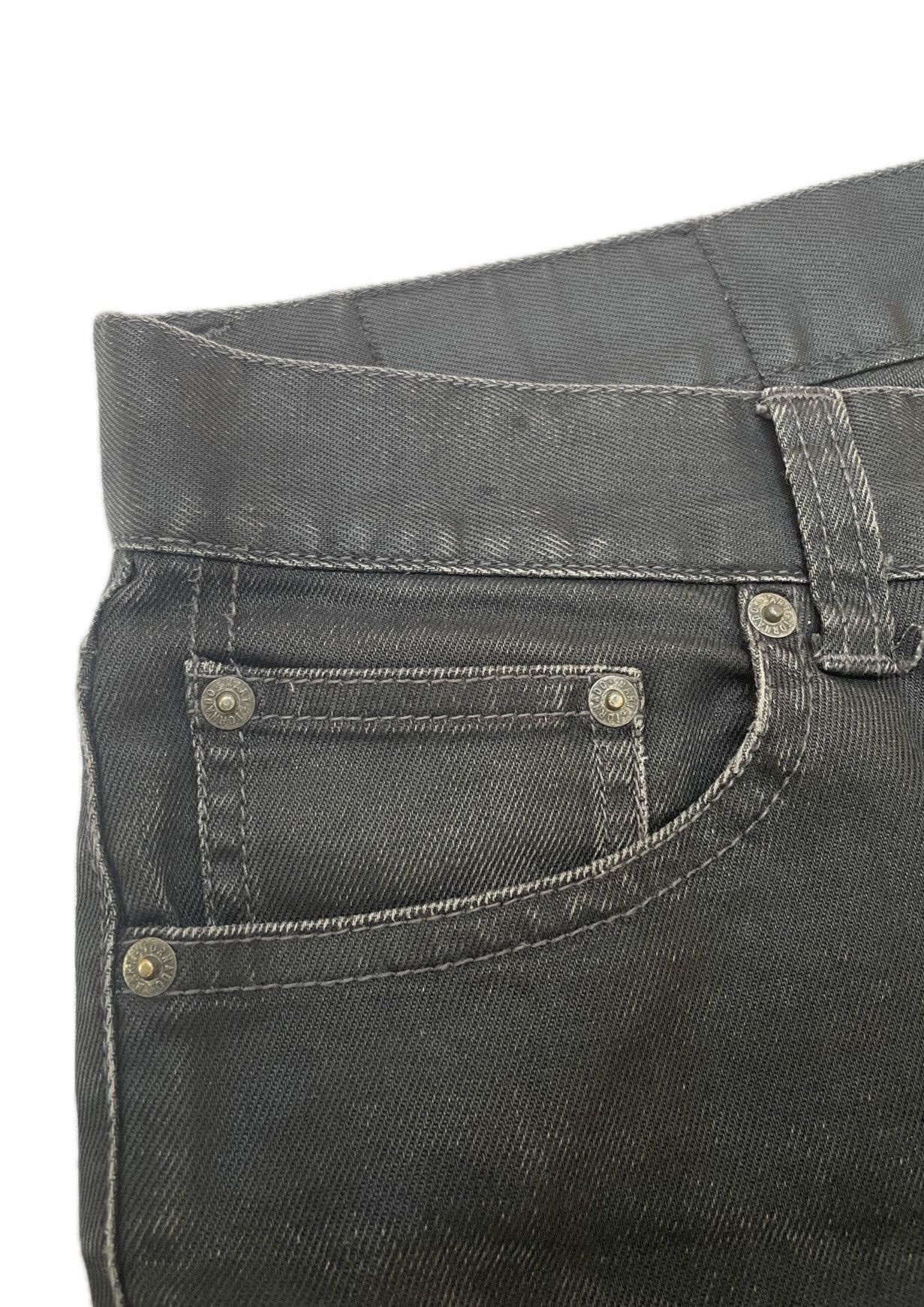 Tornado Mart Tormado Mart waxed flared denim Size US 29 - 5 Thumbnail