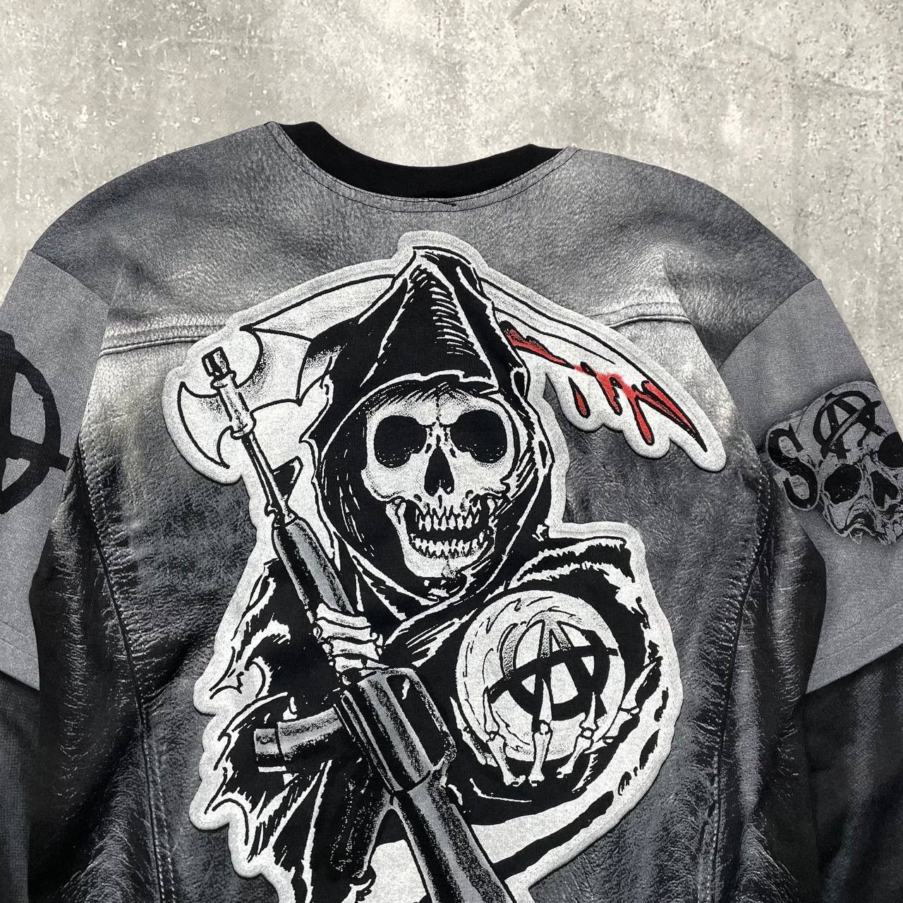 Band Tees NWT Sons Of Anarchy 2017 All Over Print Long Sleeve T Shirt Size US S / EU 44-46 / 1 - 16 Thumbnail