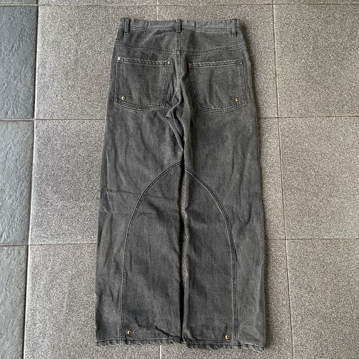 Andersson Bell Andersson Bell BlackWash Lucas Contrast Panel Wide-Leg Denim Size US 31 - 5 Thumbnail