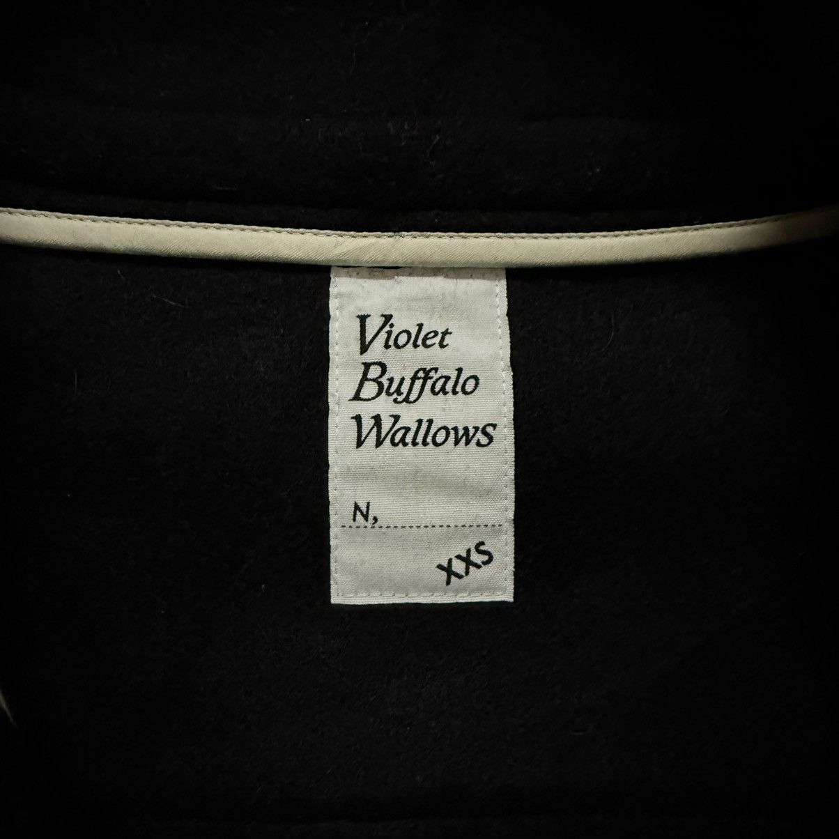 Japanese Brand Violet Buffalo Wallows Hoodie Duffle Jacket Wool Size US S / EU 44-46 / 1 - 6 Thumbnail