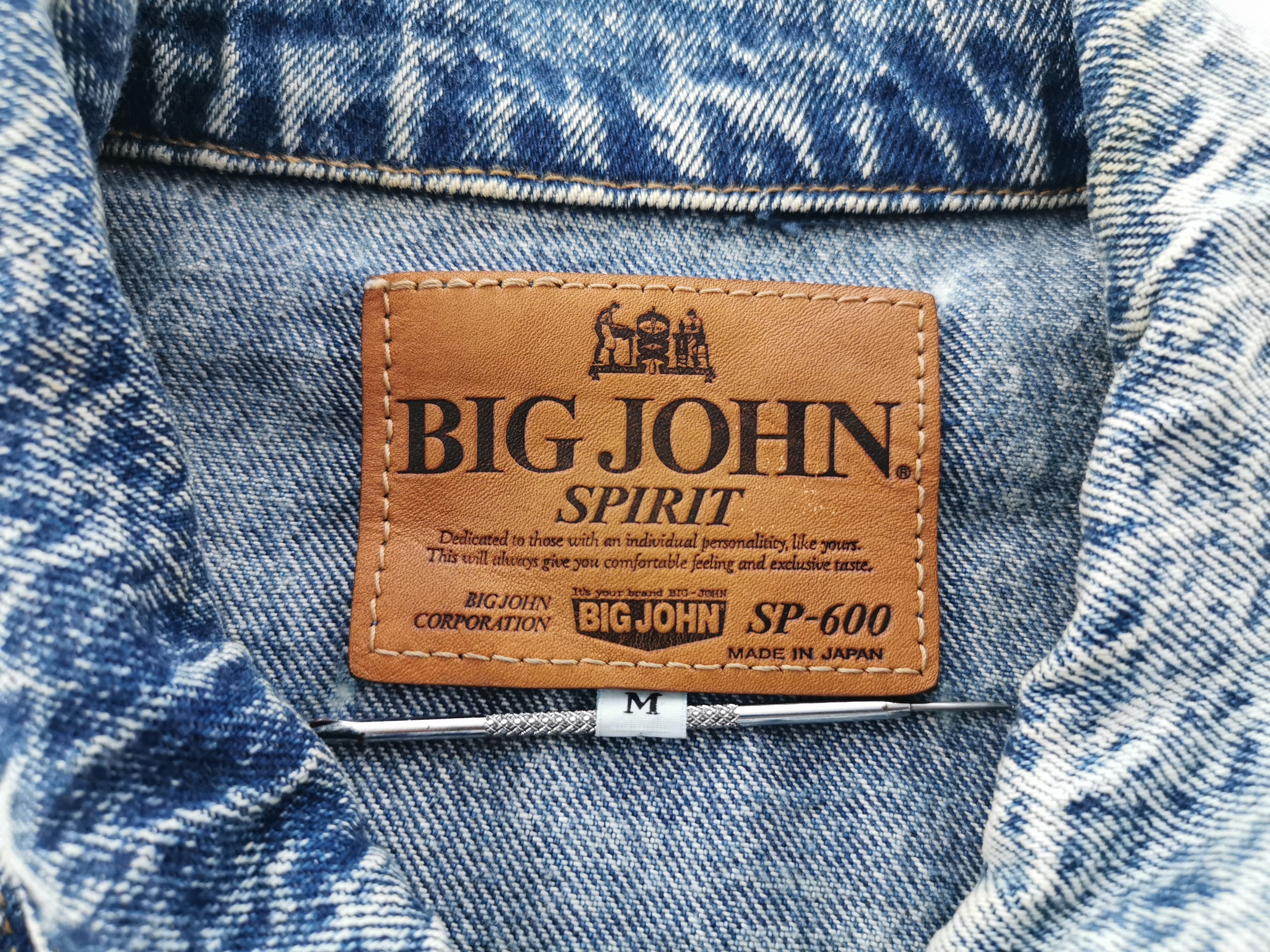 Big John Vintage 90s Big John Acid Wash Denim Jacket Made In Japan Size US M / EU 48-50 / 2 - 5 Thumbnail