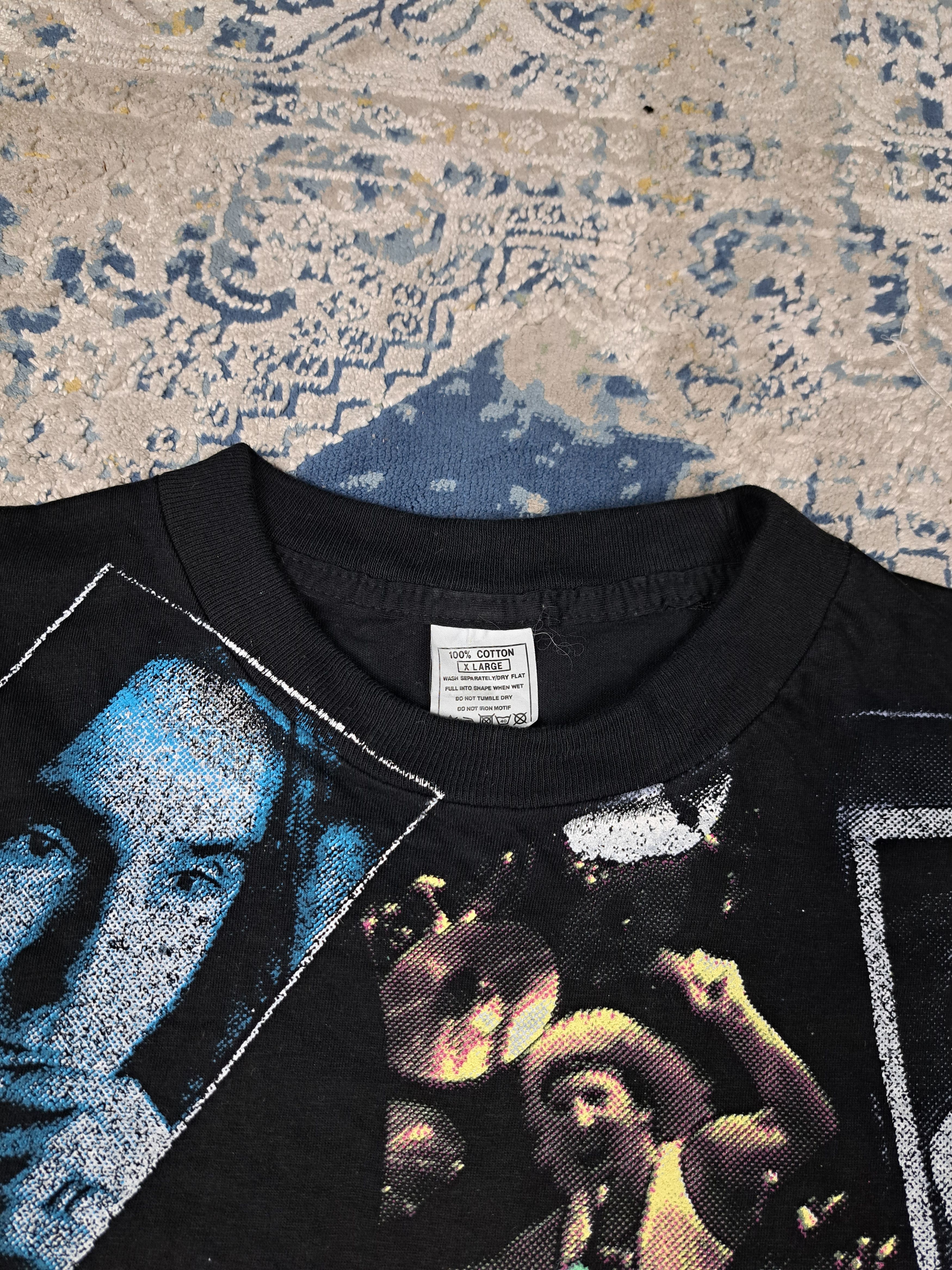 Band Tees Vintage 1991 Status Quo Fullprint Single Stitch Tee AOP Size US XL / EU 56 / 4 - 2 Thumbnail