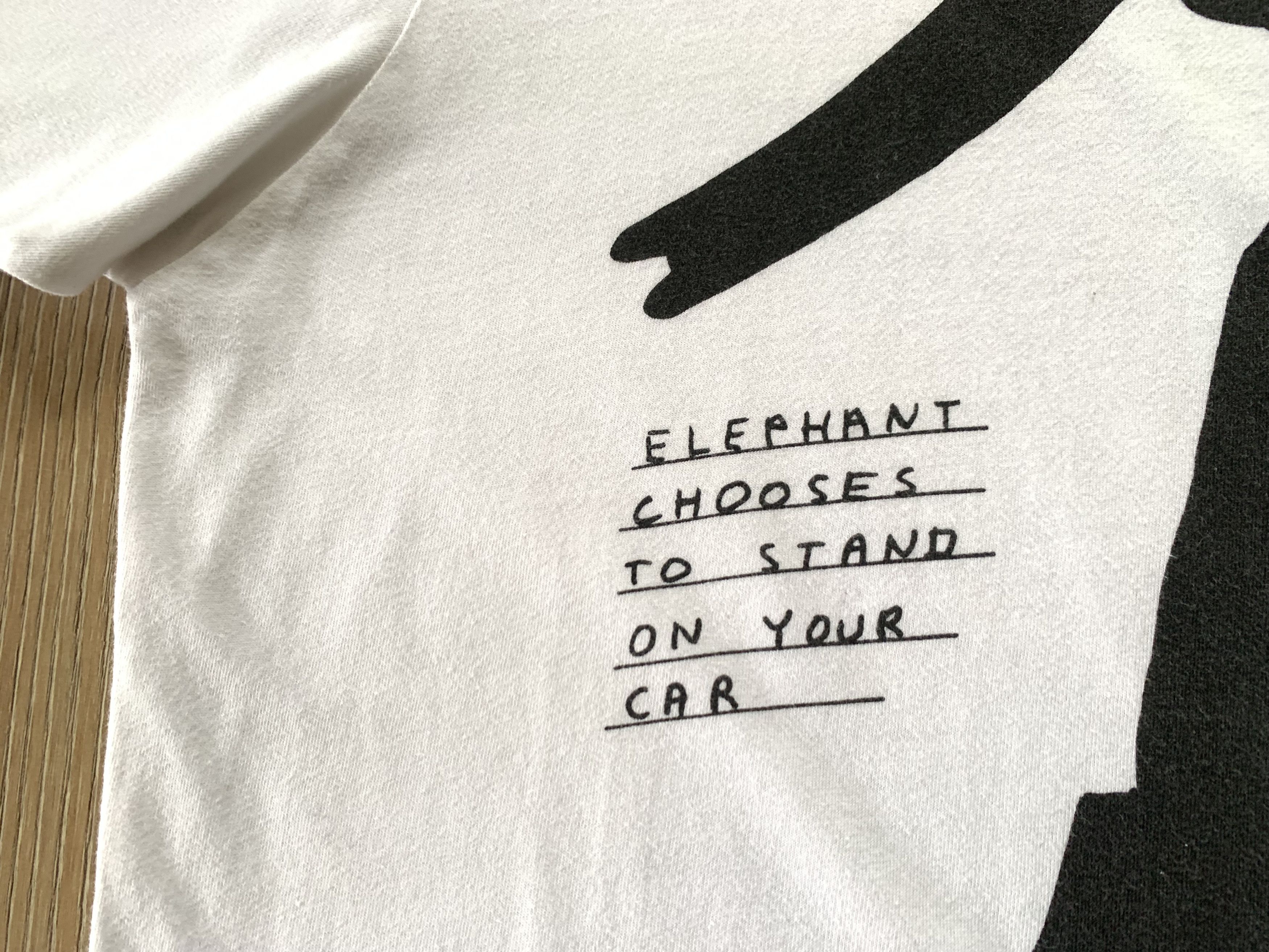 Other Elephant Chooses To Stand On Your Car Printed T Shirt Size US S / EU 44-46 / 1 - 5 Thumbnail