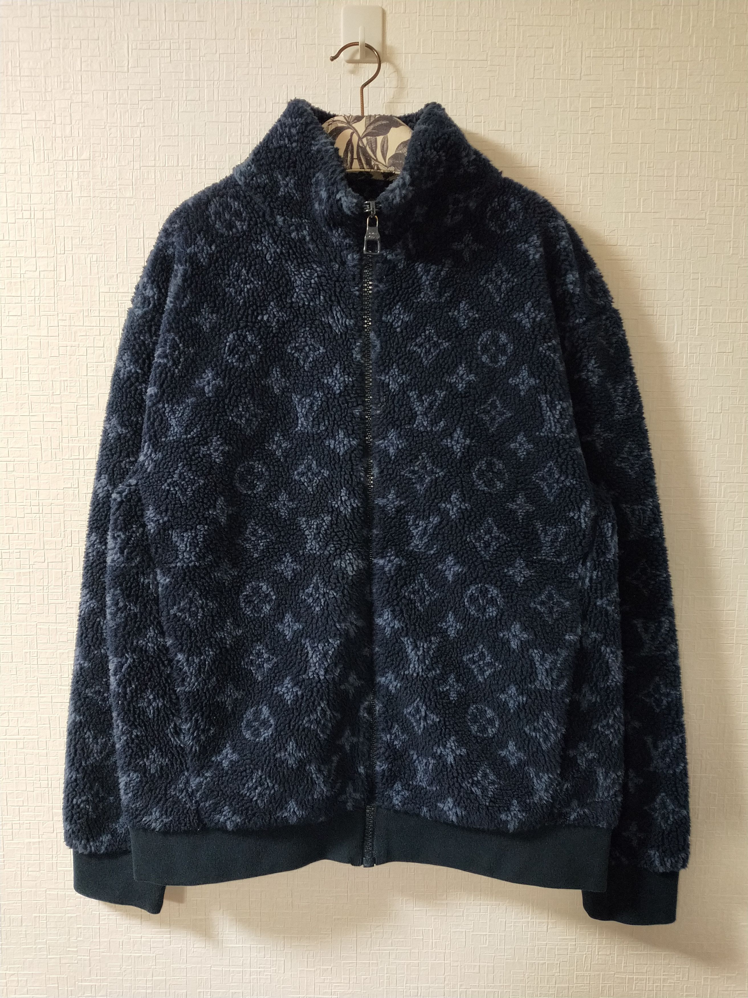 Louis Vuitton Monogram Fleece Zip Jacket Size US L / EU 52-54 / 3 - 1 Thumbnail