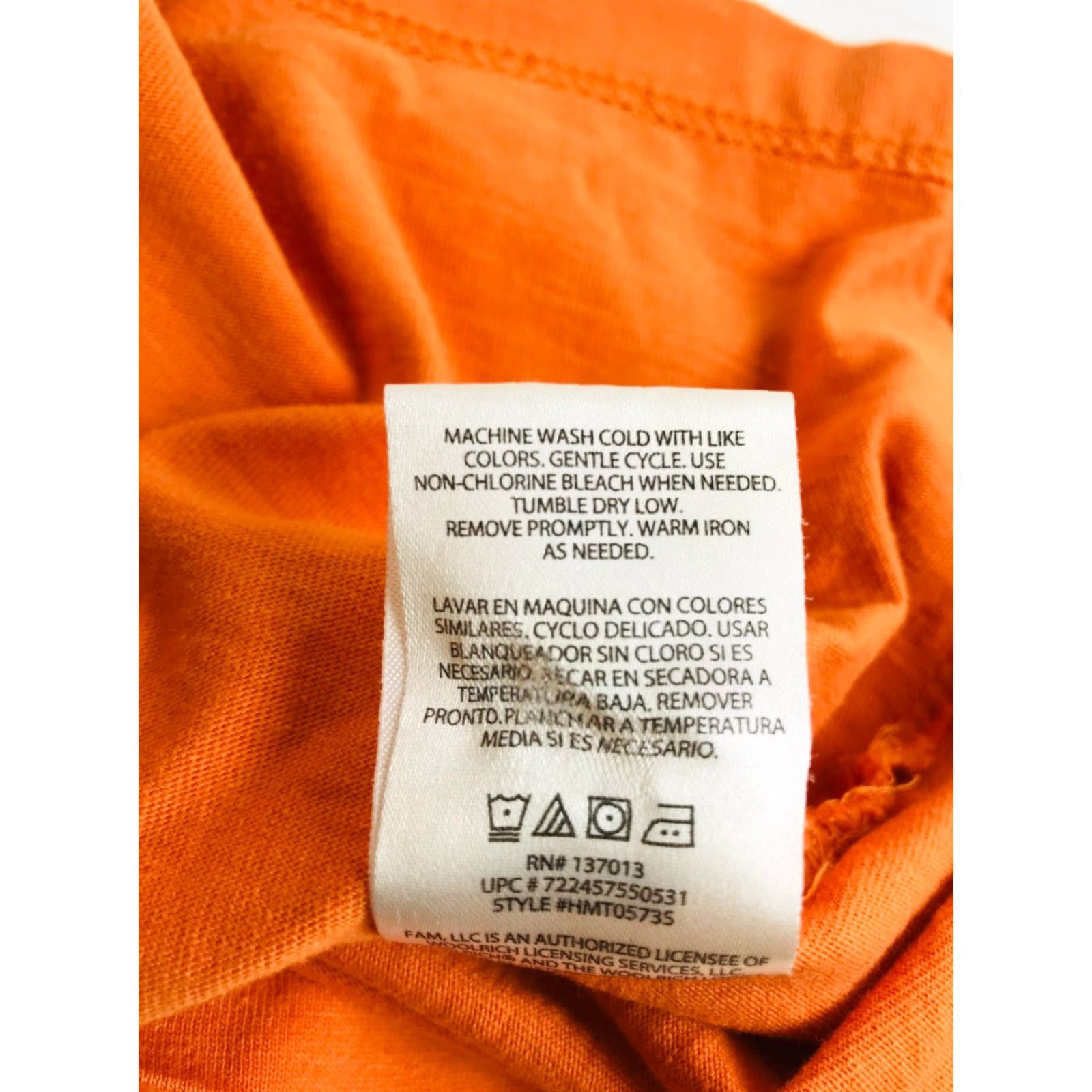 Vintage Woolrich Polo Shirt Mens Orange 1/4 Button Up Collared Short Sleeve M Polo Size US M / EU 48-50 / 2 - 8 Thumbnail
