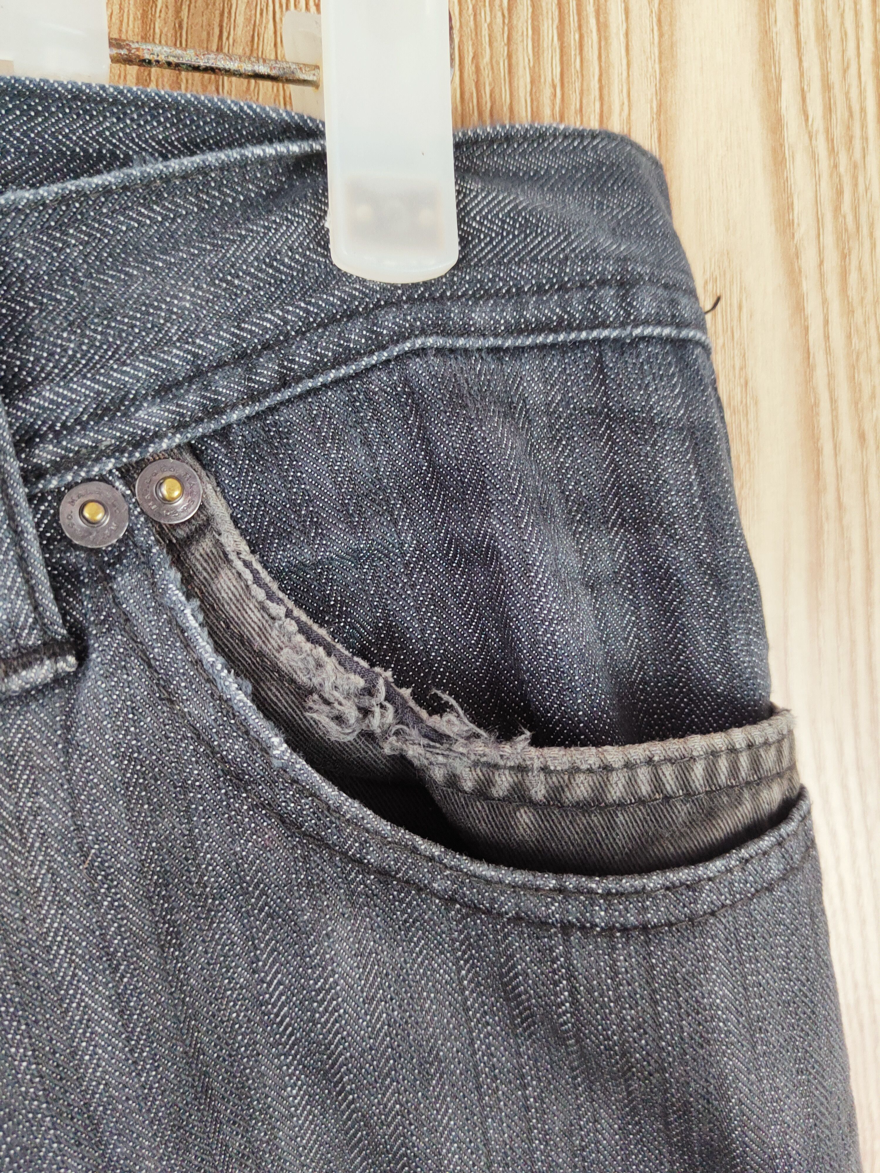 Japanese Brand Male &Co Black Distressed Ripped Jeans#W085 Size US 32 / EU 48 - 5 Thumbnail