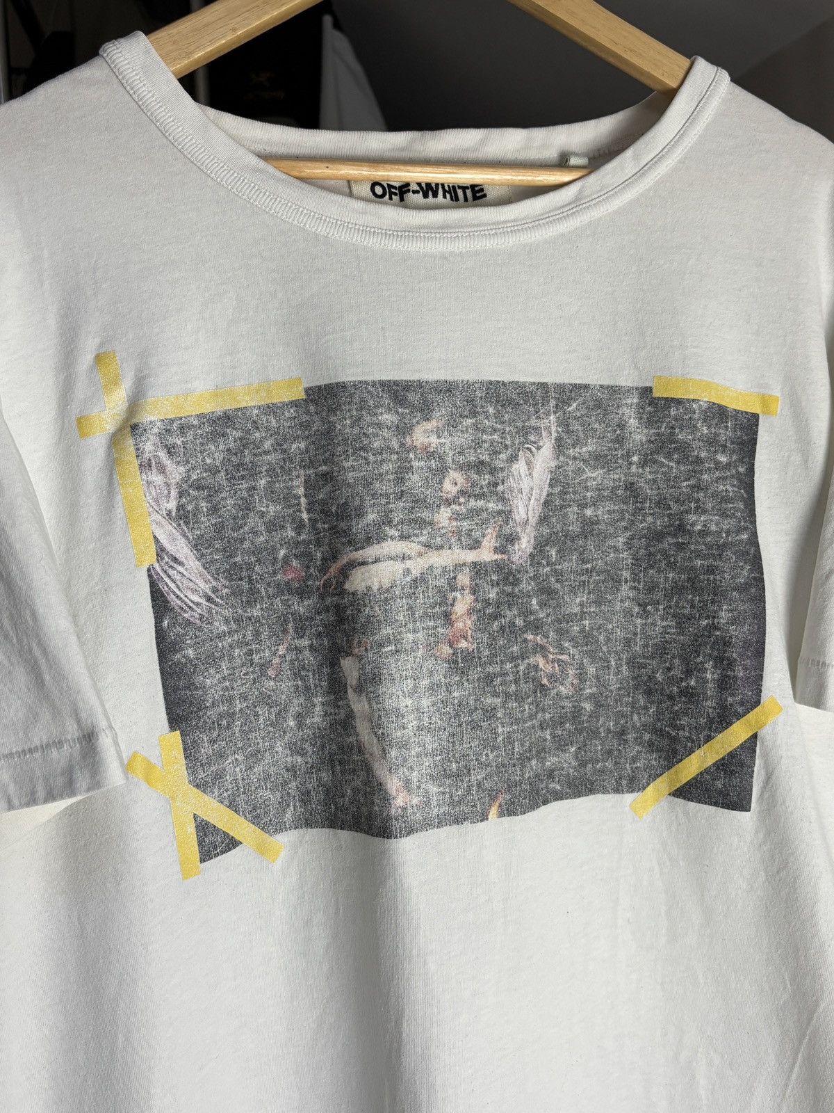 Off-White Off-White Vintage Caravaggio Rare T-Shirt Size US XL / EU 56 / 4 - 3 Thumbnail