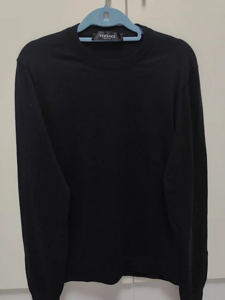 Versace Men's embroidered pullover