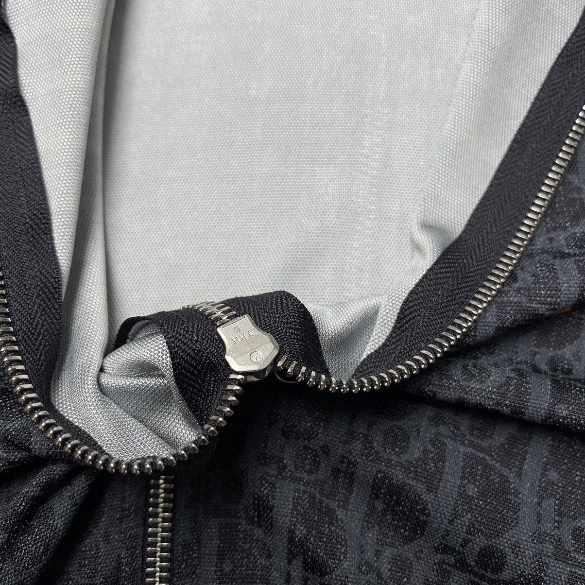 Christian Dior Monsieur × Dior 00'S Christian Dior Navy Blue Oblique Patterned Front Hooded Size M / US 6-8 / IT 42-44 - 7 Thumbnail