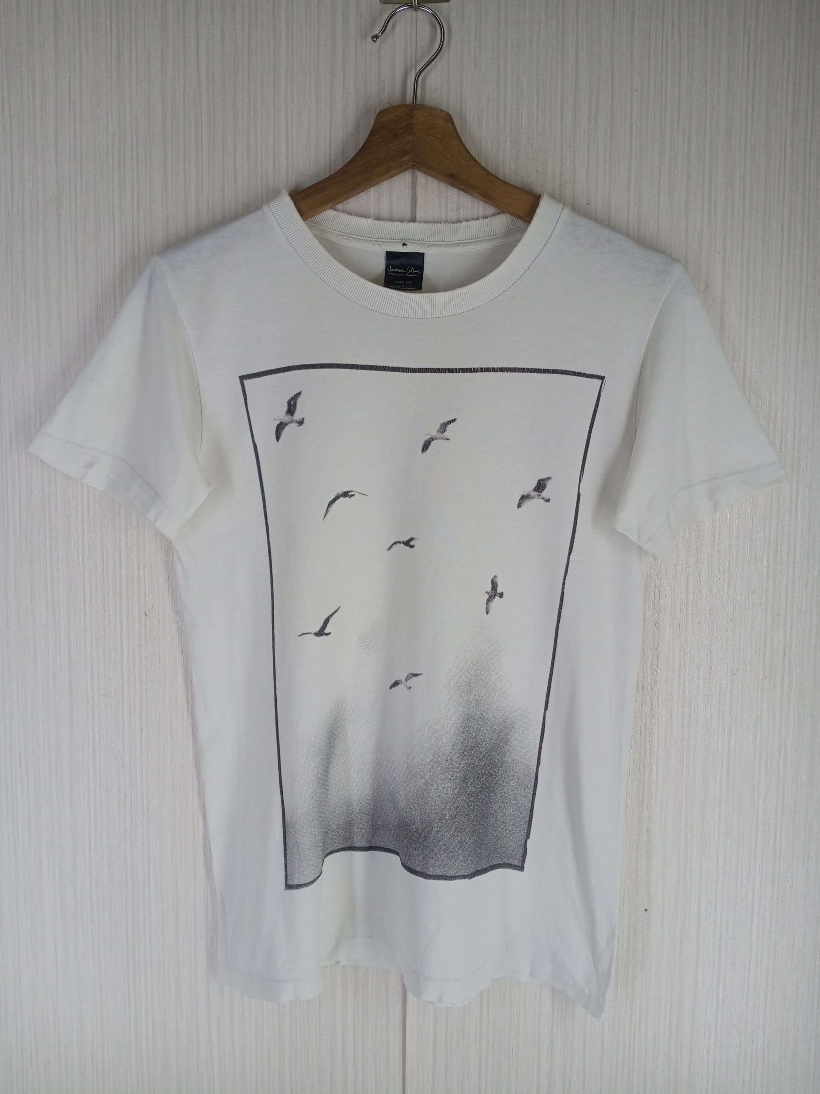 トップス 02ss Number (N)ine Distressed Loose Top Number (N)ine Number (N)ine 2002 SS Modern Age Destroyed T