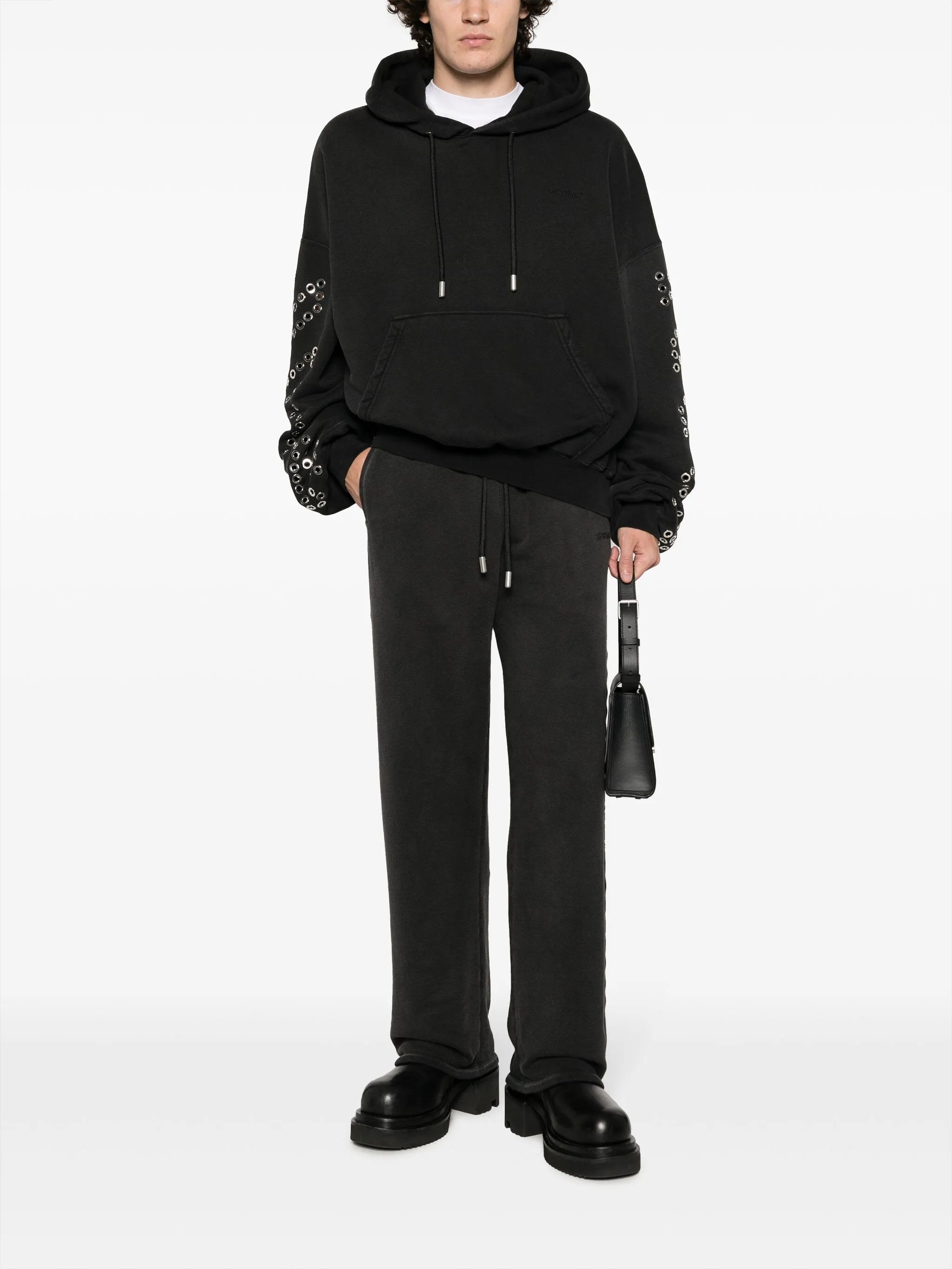 Off-White o1y0325 Hoodie in Black Size US M / EU 48-50 / 2 - 5 Thumbnail
