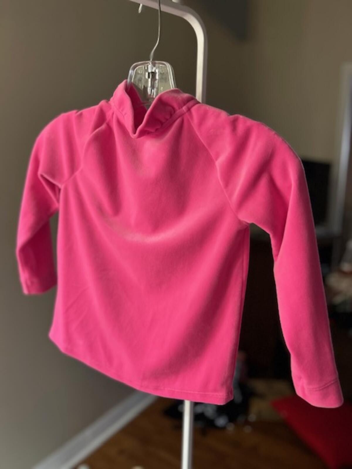 Other Lilly Pulitzer Girl's Pink Fleece Pullover Half Zip Small Size S / US 4 / IT 40 - 4 Thumbnail