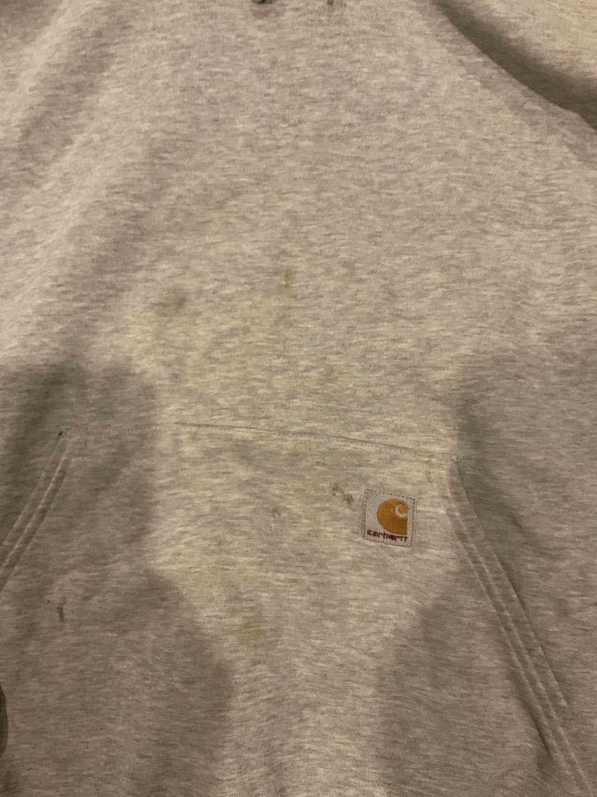 Carhartt × Vintage Vintage Grey Carhartt hoodie sweatshirt Size US M / EU 48-50 / 2 - 2 Thumbnail