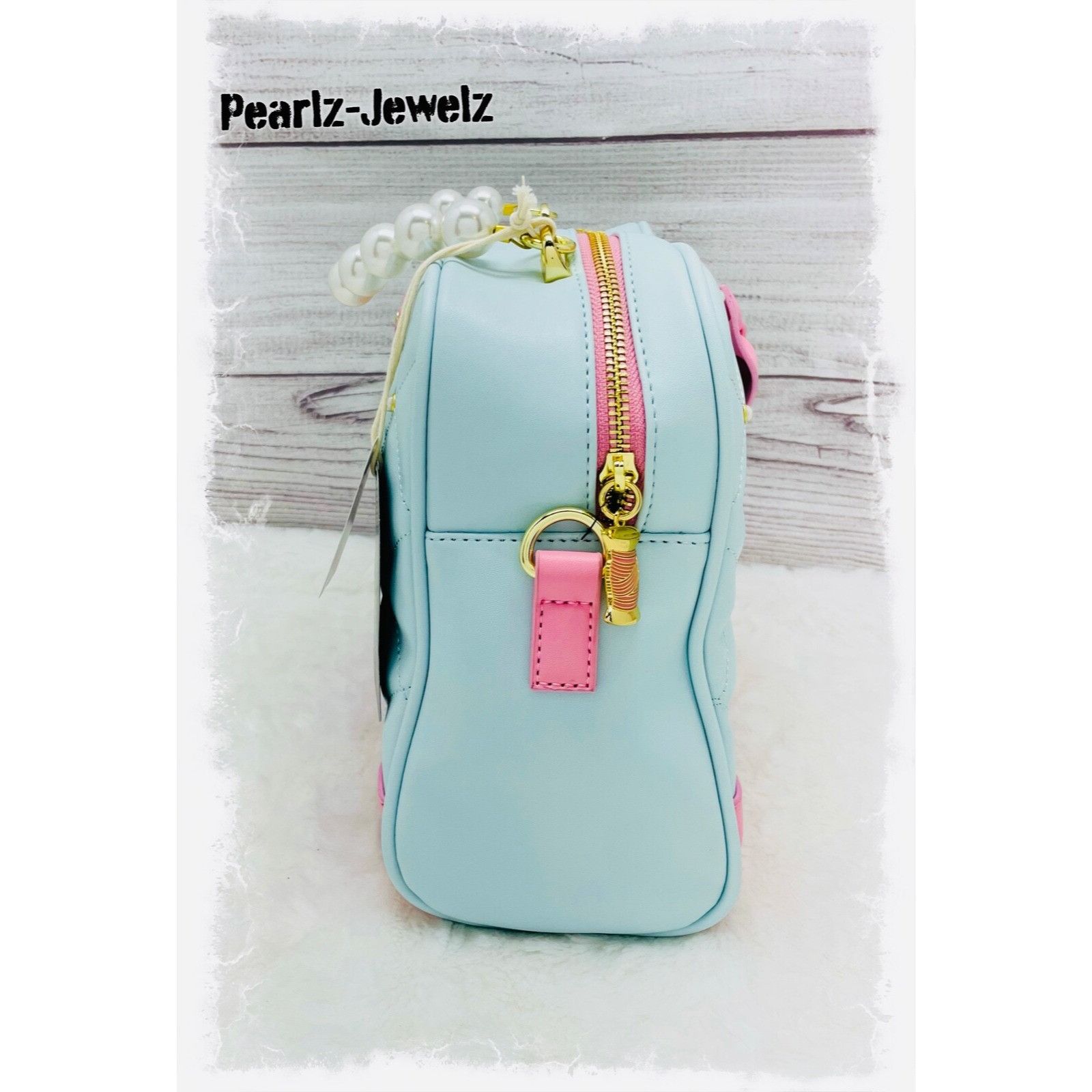 Disney Loungefly Disney Princess Cinderella Pearl Handbag Purse Cro Size ONE SIZE - 2 Thumbnail