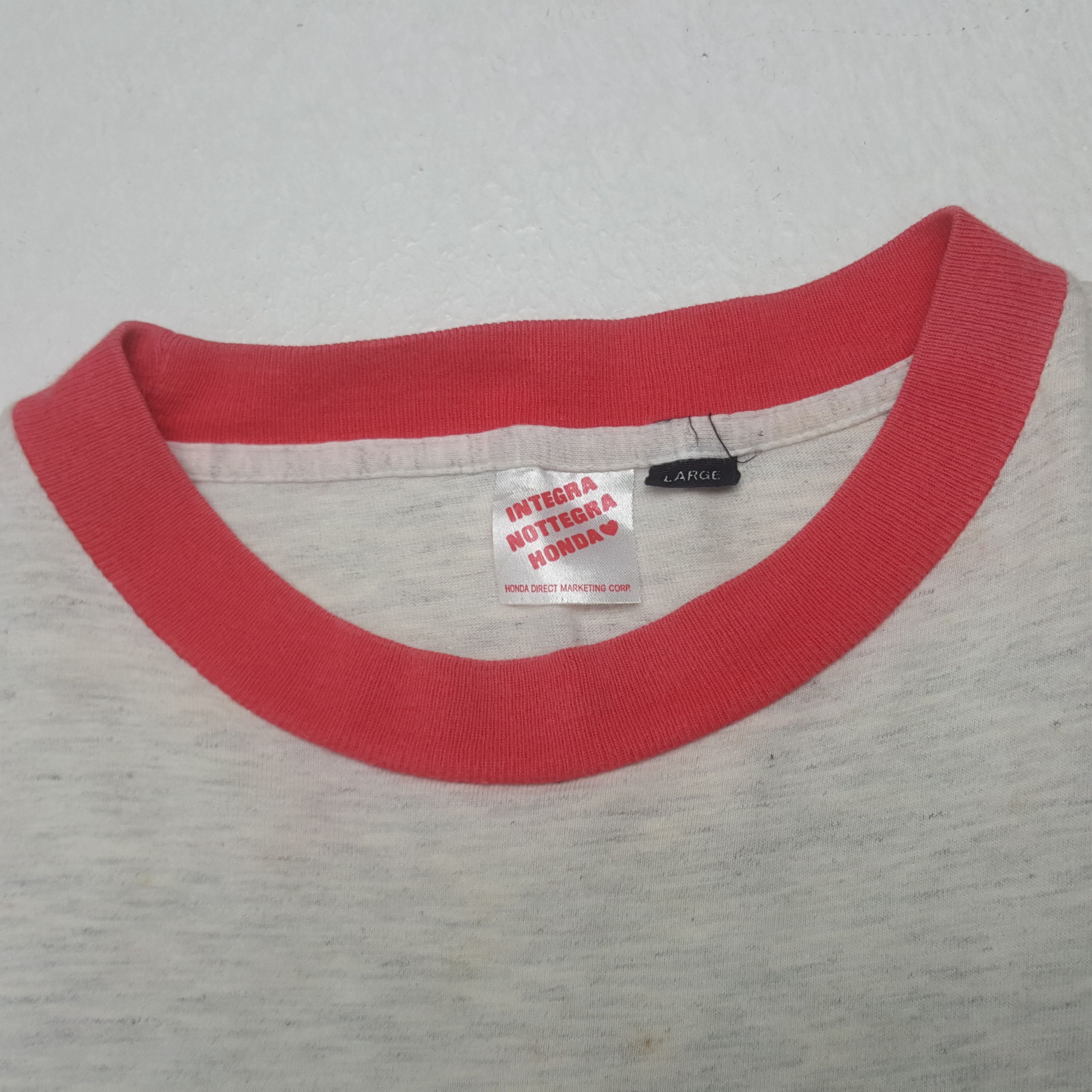 Honda Vintage Honda Integra Japanese Racing 90's Tshirt C299N30 Size US L / EU 52-54 / 3 - 5 Thumbnail