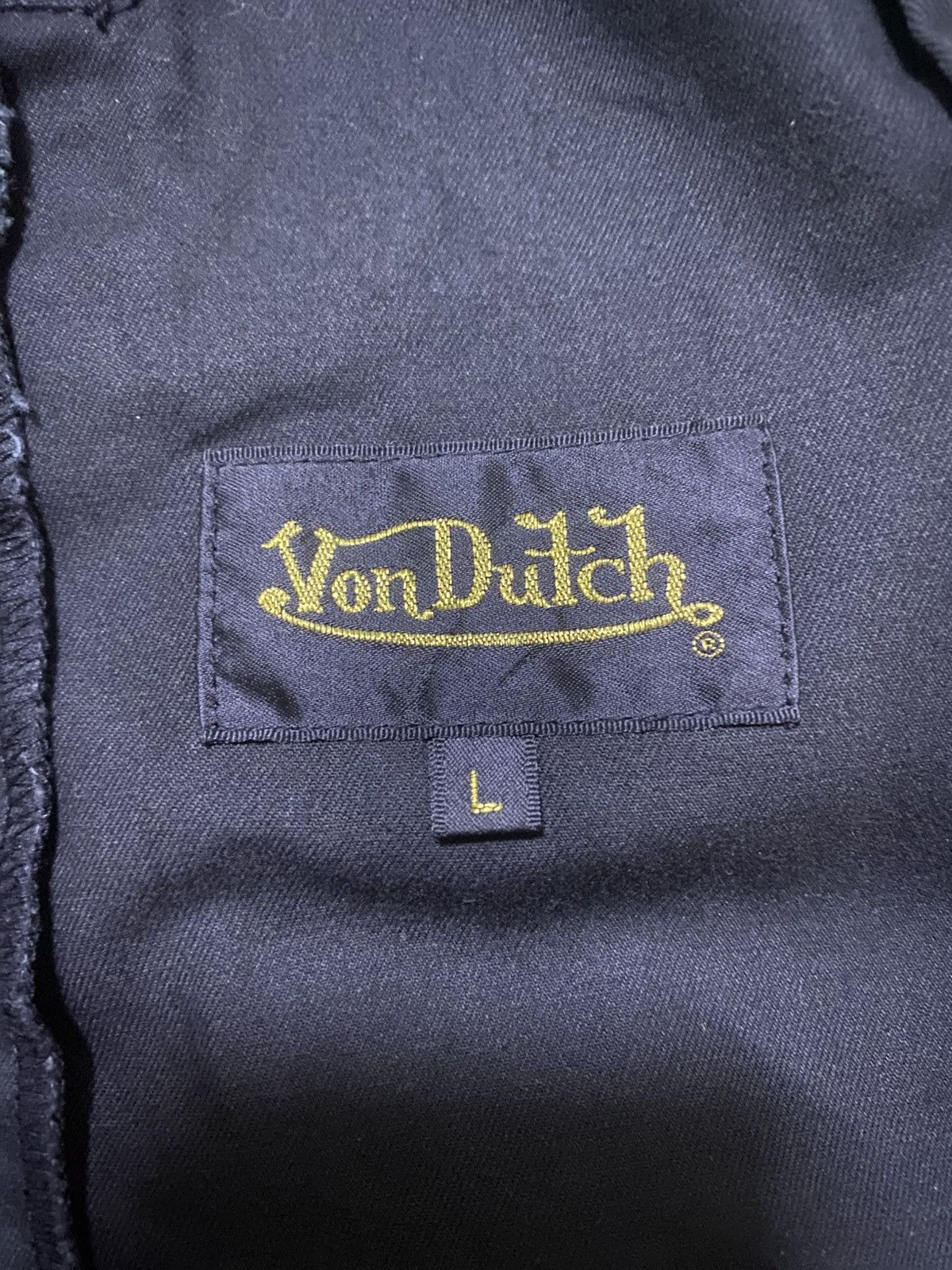 Von Dutch Von Dutch vintage-style biker jacket Size US L / EU 52-54 / 3 - 5 Thumbnail