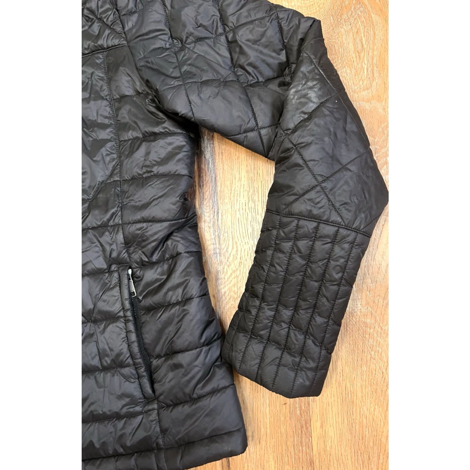 Patagonia PATAGONIA Womens Puffer Jacket Insulated Lightweight Coat M Black Nylon Polyester Zip Quilted Pockets Logo corn depot? Size M / US 6-8 / IT 42-44 - 4 Thumbnail