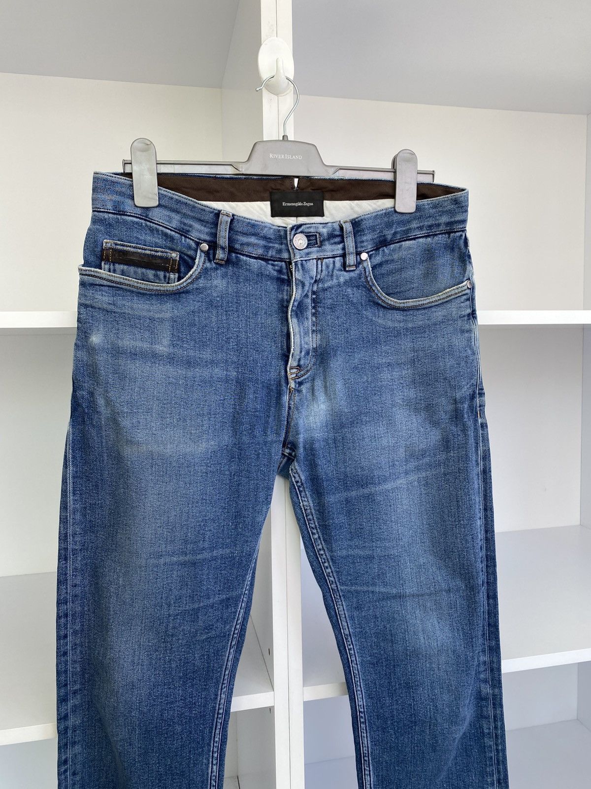 Ermenegildo Zegna Vintage Ermenegildo Zegna Denim Jeans Size US 33 - 5 Thumbnail