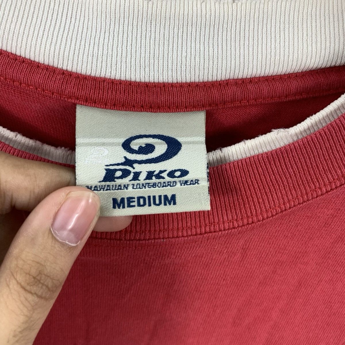 Vintage Vintage PIKO T SHIRT SMALL Logo Spellout – Minimal Surf Size US M / EU 48-50 / 2 - 10 Thumbnail