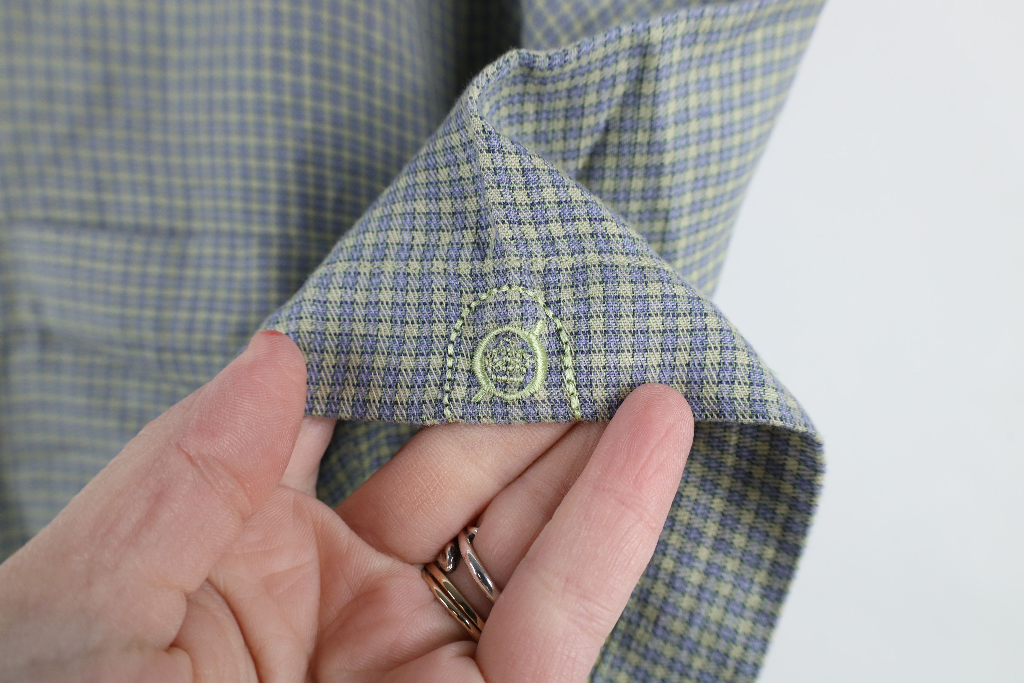 Born × Vintage Deadstock Vintage Born Linen Bamboo Button Shirt Plaid Size US M / EU 48-50 / 2 - 4 Thumbnail