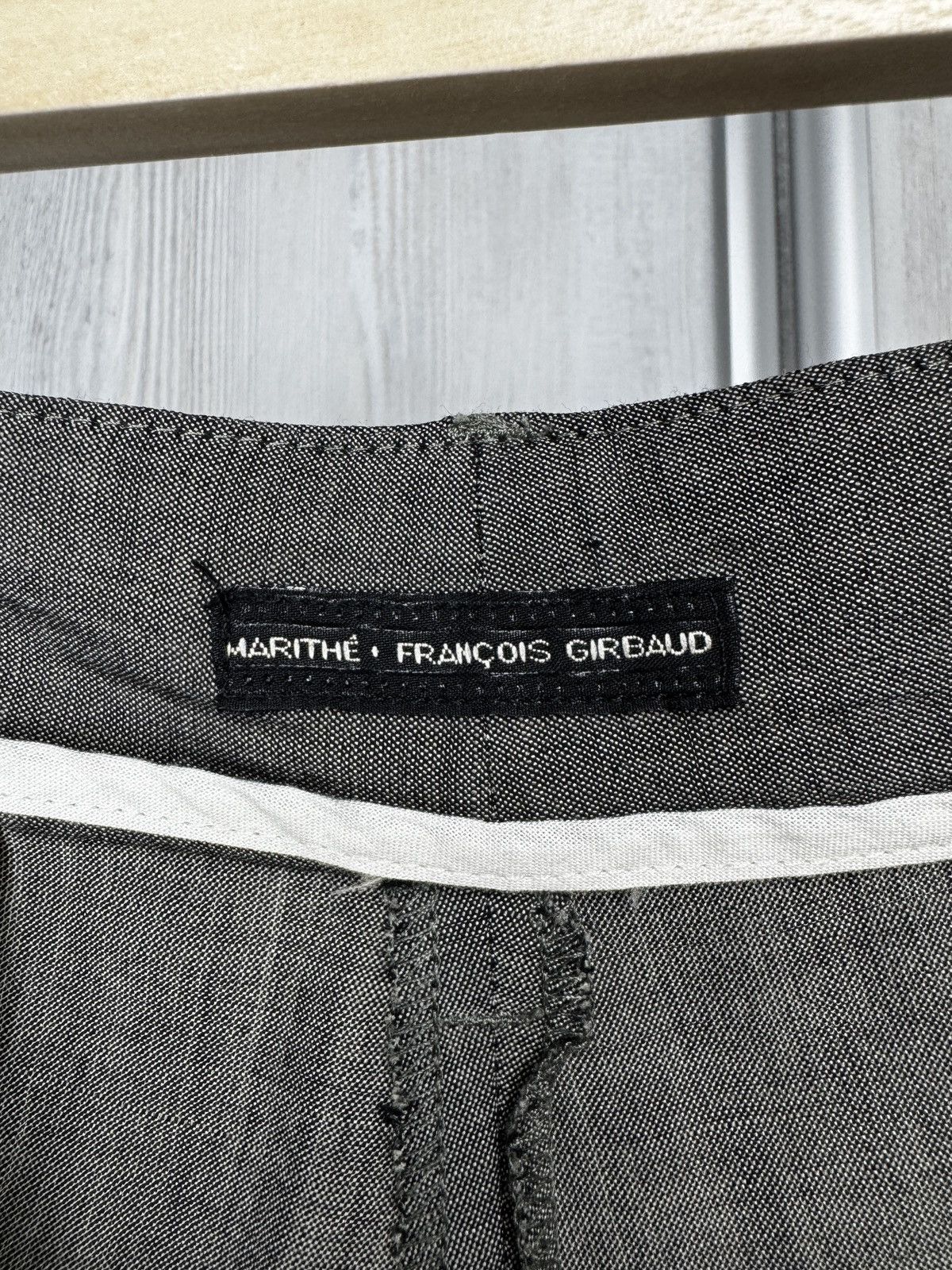 Marithe + Francois Girbaud Marithe Francois Girbaud gray avant garde bondage dress pant Size 29" - 11 Thumbnail
