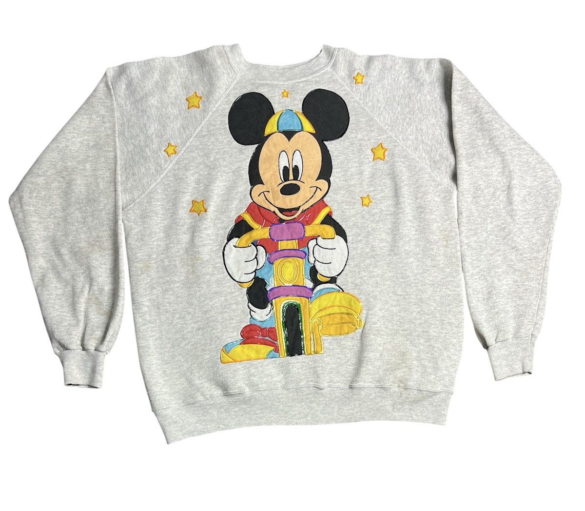 Vintage vintage Mickey Mouse Mirror Sweatshirt Size US XL / EU 56 / 4 - 1 Thumbnail
