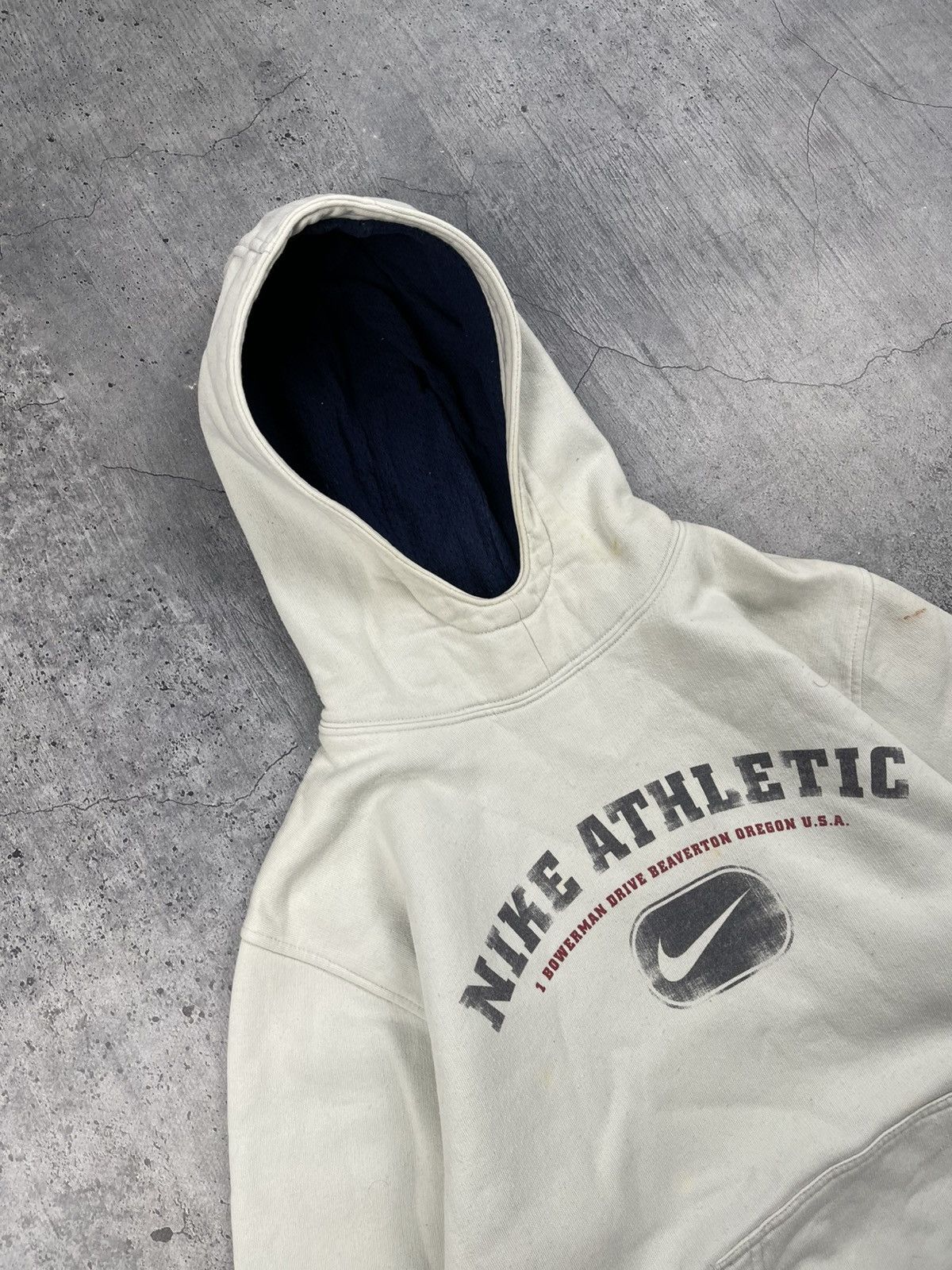 Other Beige hoodie Nike Athletic Vintage streetwear Y2K sk8 boxy Size US XS / EU 42 / 0 - 5 Thumbnail