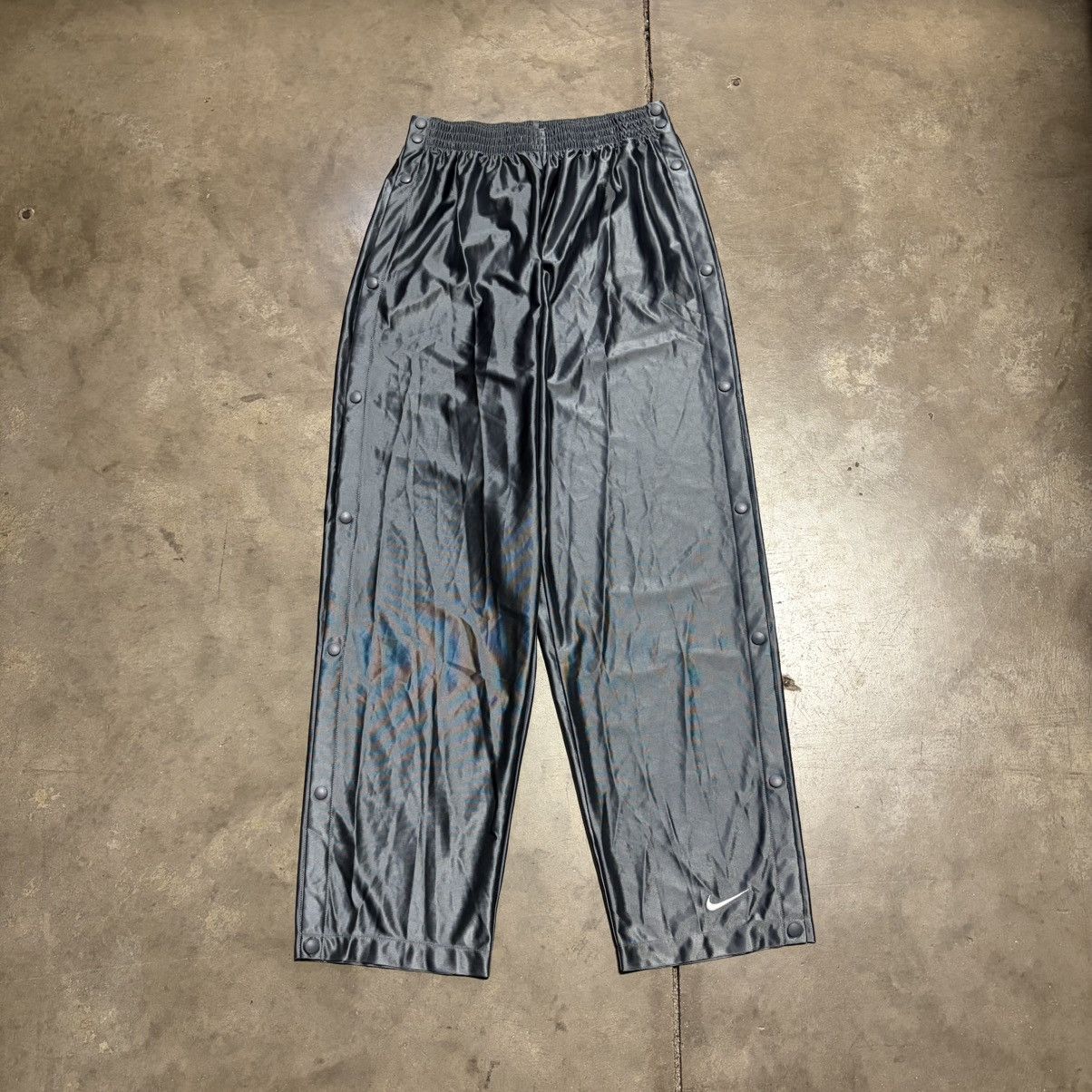 Nike Vintage Nike Side Button Satin Track Pants Tear Away Y2K Size US 29 - 6 Thumbnail