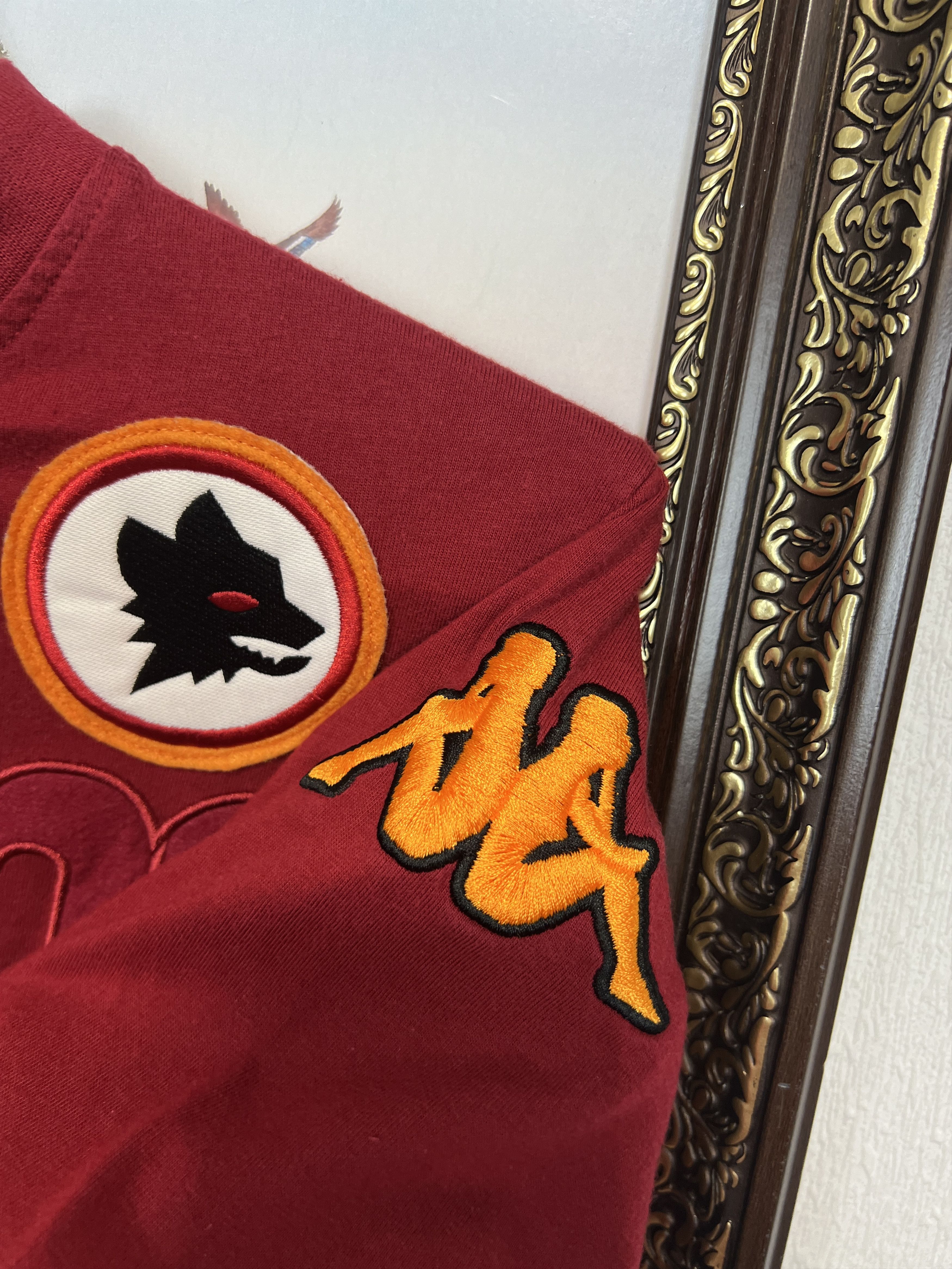 Kappa Vintage AS Roma Football Train Jersey Soccer Shirt Maglia Size US S / EU 44-46 / 1 - 5 Thumbnail