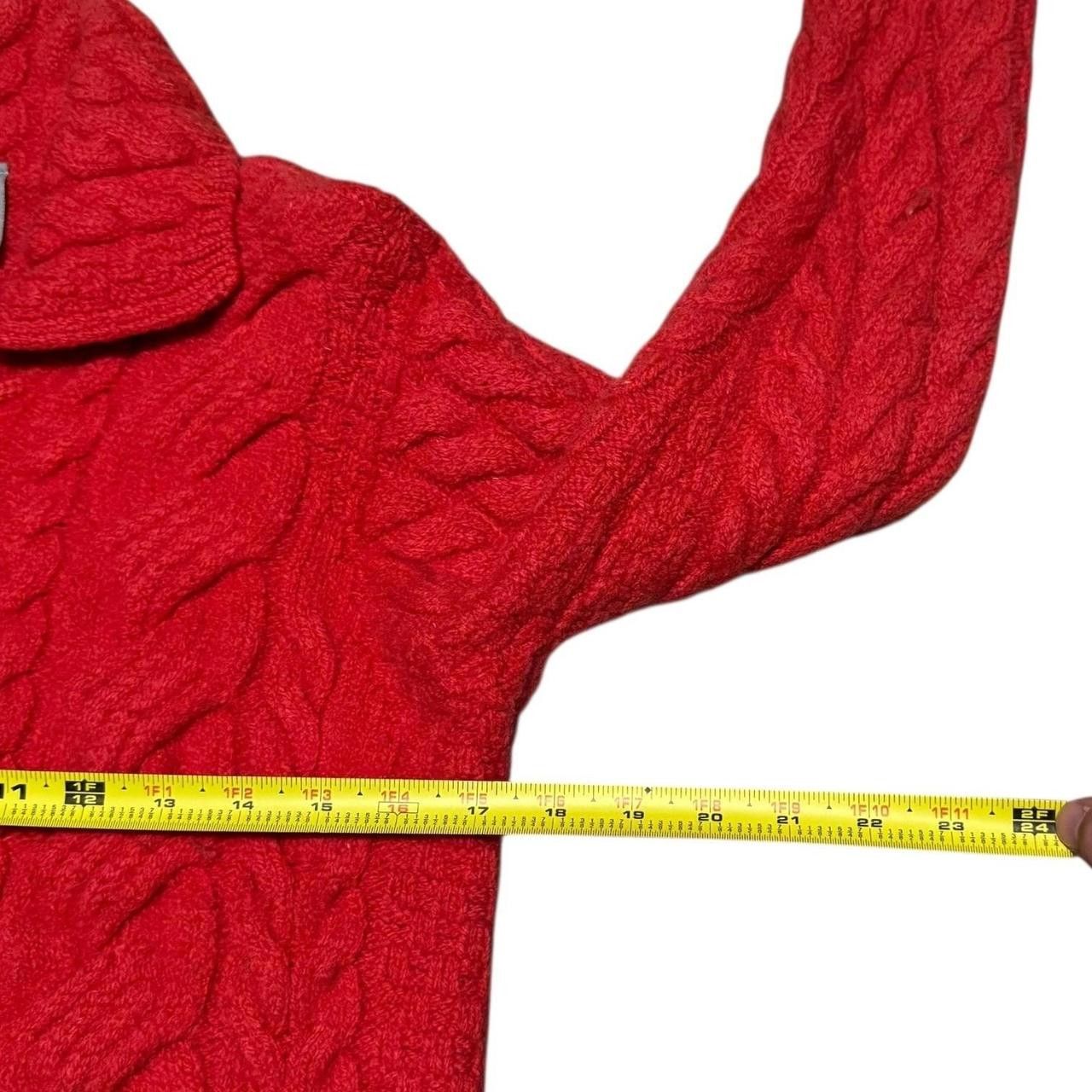 Other Aran Salomon Cardigan Merino Wool Sweater M Flaw Size M / US 6-8 / IT 42-44 - 6 Thumbnail