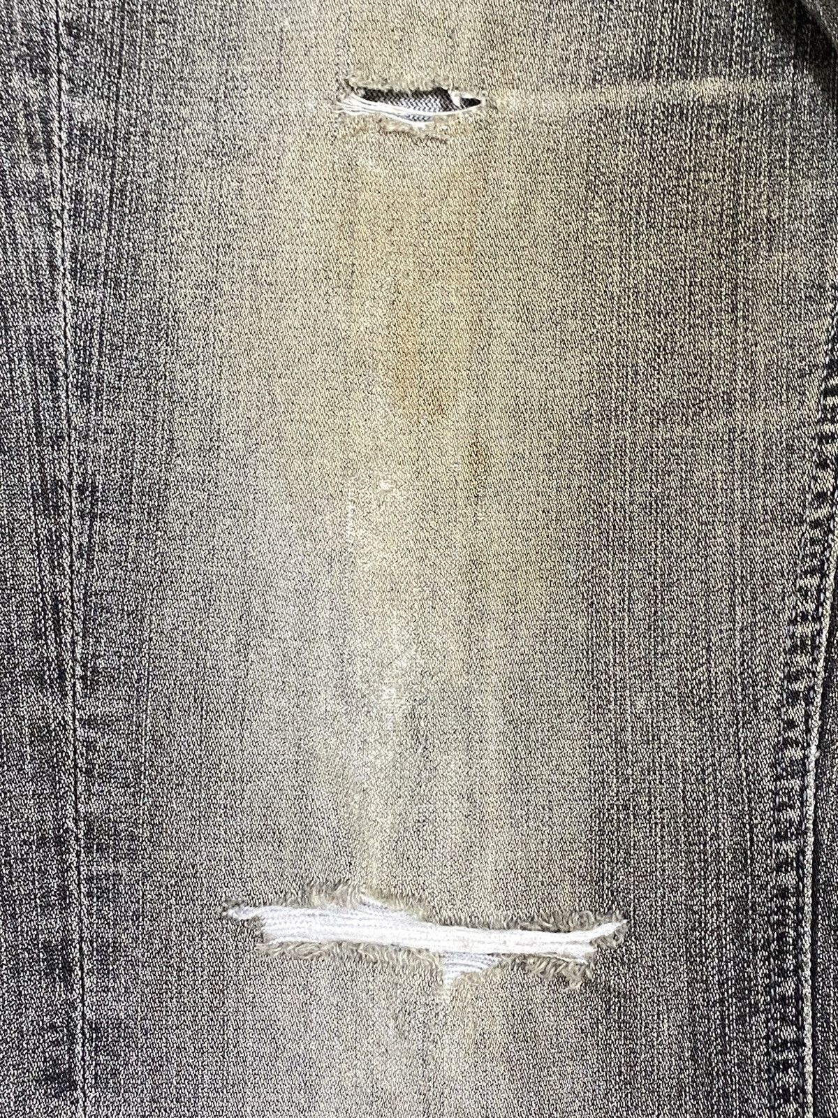 Hypebeast Vintage Japanese Brands Black Denim Distressed Flare Jeans Size US 32 / EU 48 - 18 Thumbnail